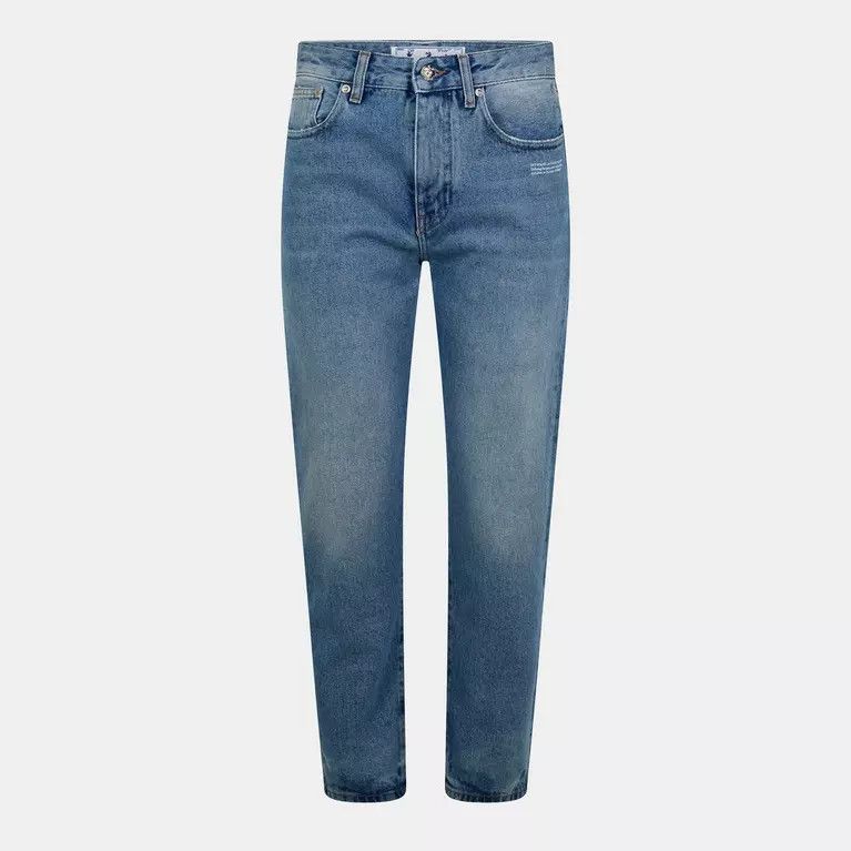Off-White o1y1225 Denim Pant in Blue Size 24" / US 00 / IT 34 - 1 Thumbnail