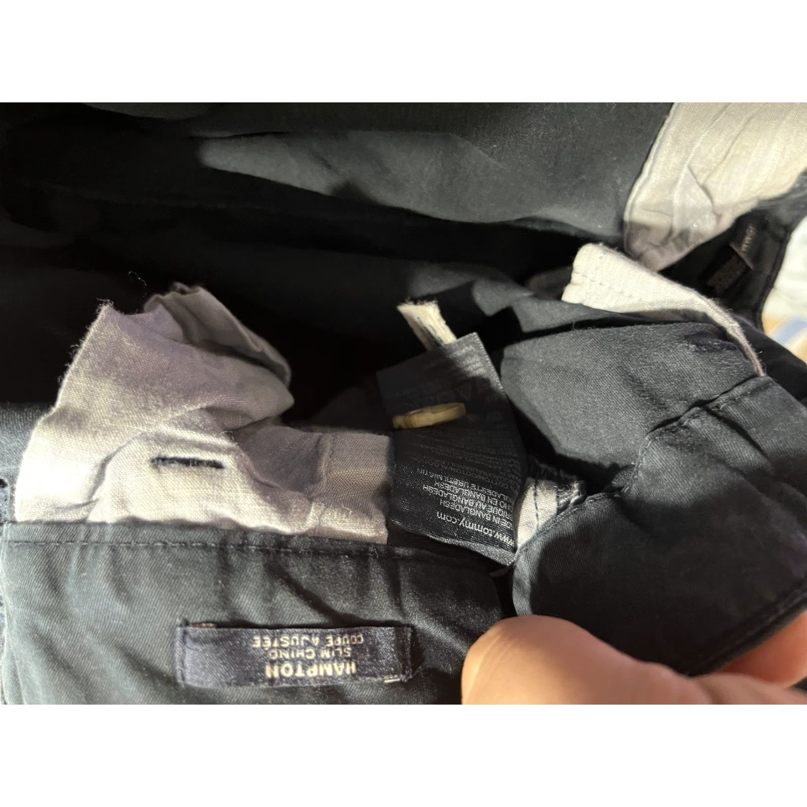 Tommy Hilfiger Tommy Hilfiger Hampton Chino Pants Size 8 Slim Navy Blue Size 30" / US 8 / IT 44 - 6 Thumbnail