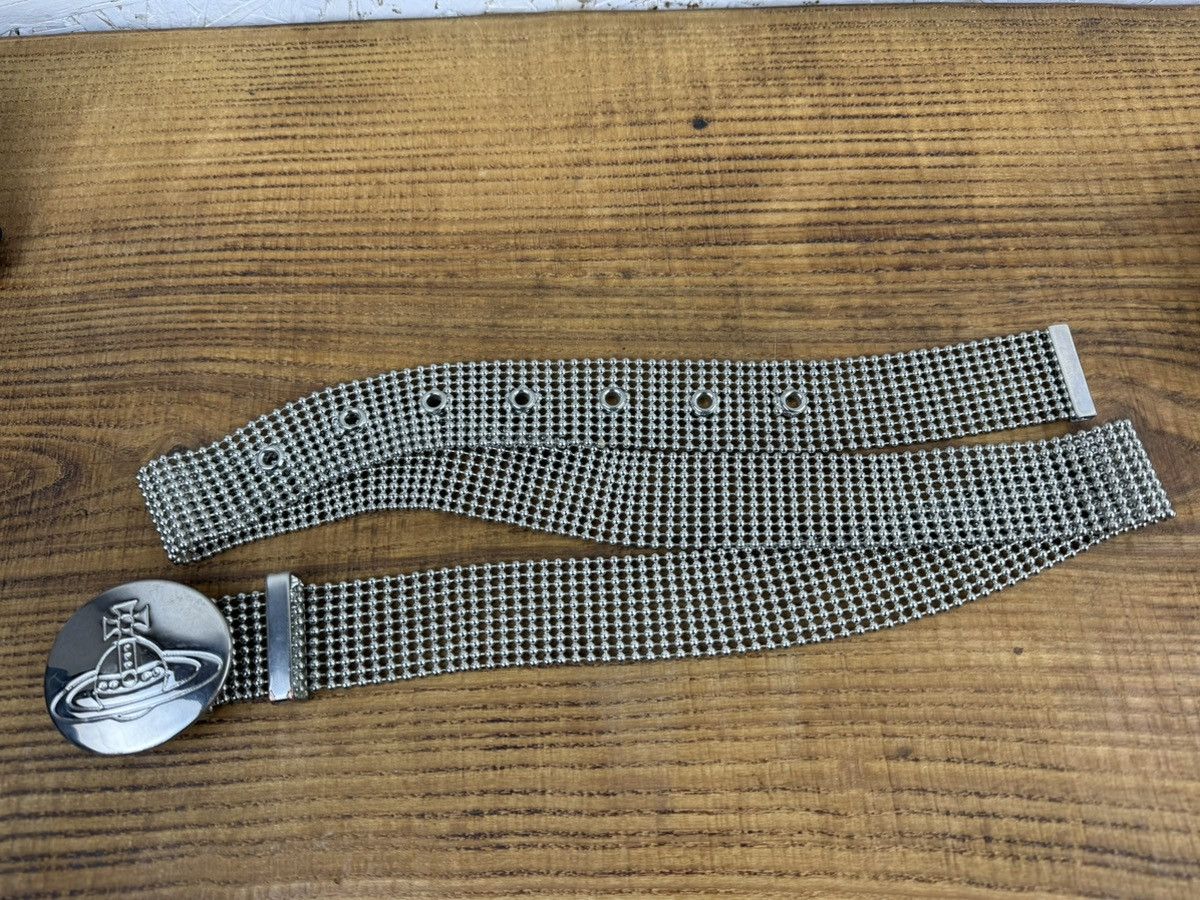 Vivienne Westwood Vintage Vivienne Westwood Ball Chain Orb Metal Belt Silver Size ONE SIZE - 6 Thumbnail