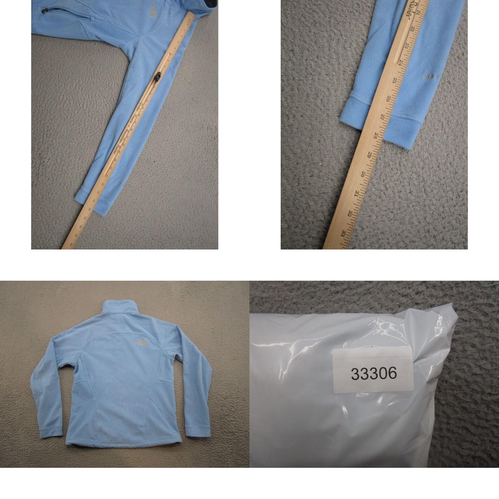 The North Face The North Face Lightweight Blue Fleece Women's Jacket Size S Full Zip Jacket Casual Winter Spring Fall Wind-Resistant Womens Size S / US 4 / IT 40 - 8 Thumbnail