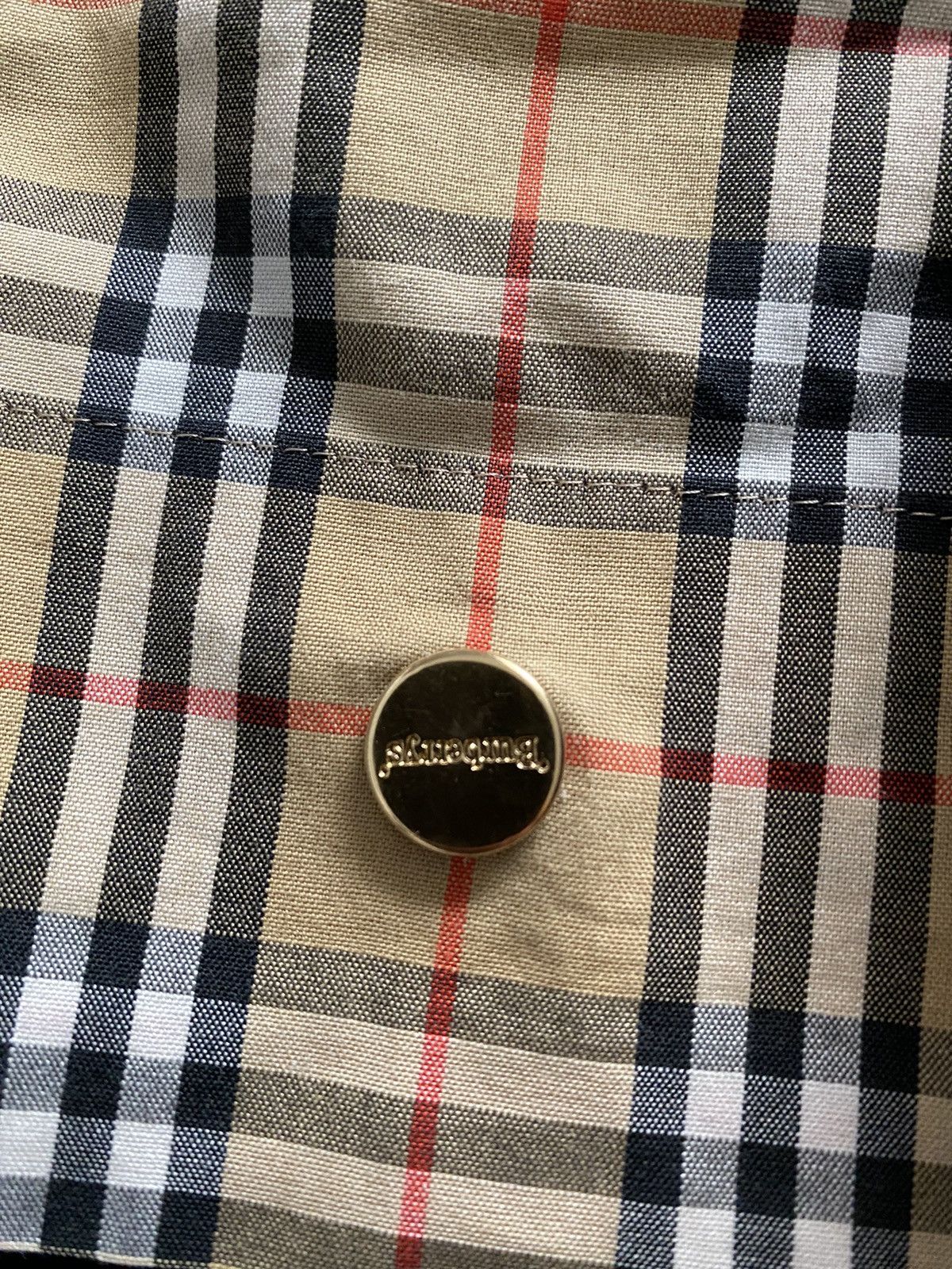 Burberry VTG 80's Burberry's Sport Traveller hoodie gold button Size US M / EU 48-50 / 2 - 14 Thumbnail