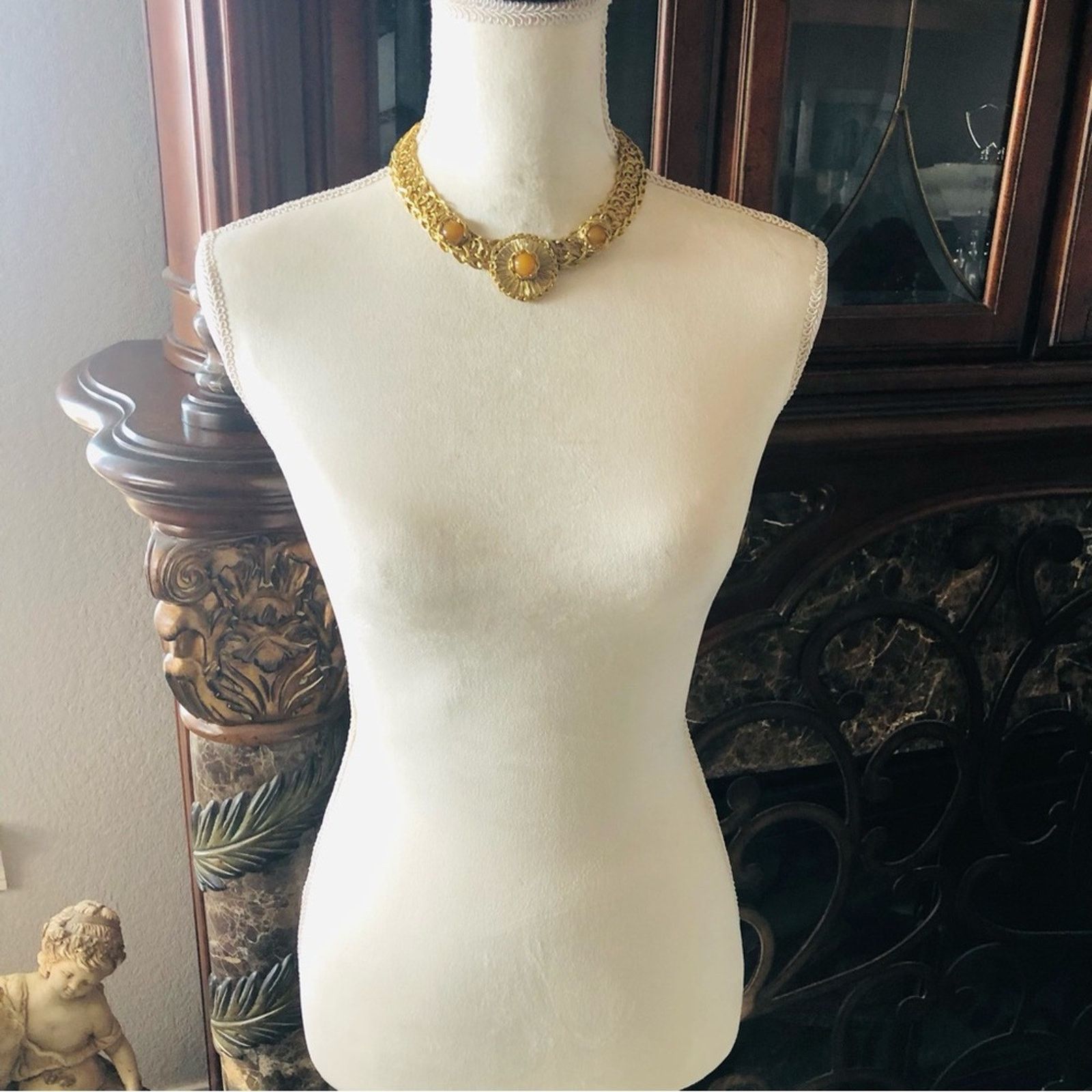 Vintage Vintage hand crafted braided gold wire jewelry set Size ONE SIZE - 8 Thumbnail