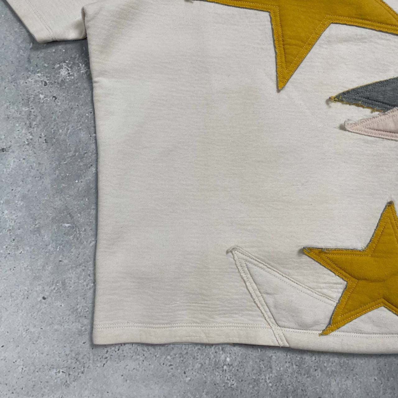 Designer × Stella McCartney Stella McCartney Star Patches Jersey T Shirt Women’s Beige Size XS / US 0-2 / IT 36-38 - 14 Thumbnail