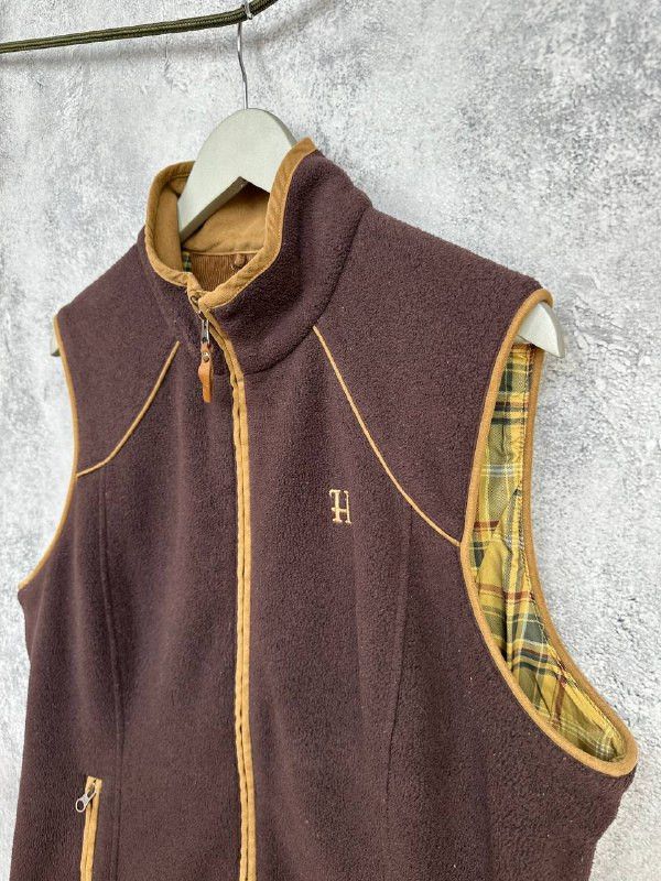 Other Harkila Polartec Fleece Vest Full Zip Brown Hunting Outdoor Size US XXL / EU 58 / 5 - 6 Thumbnail