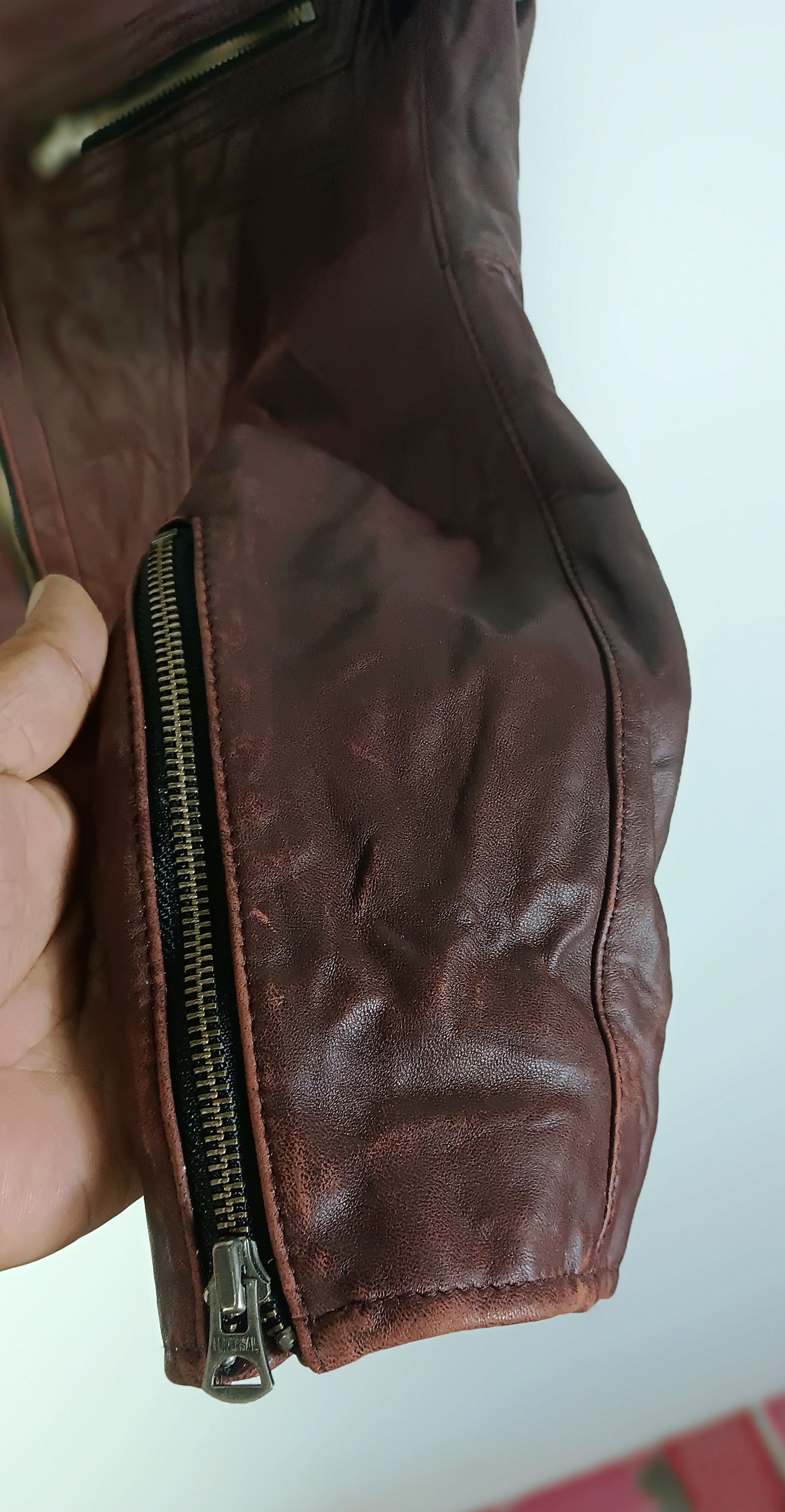 JACKROSE 2000s Jackrose Vintage Multi Pocket Leather Jacket Size US S / EU 44-46 / 1 - 6 Thumbnail