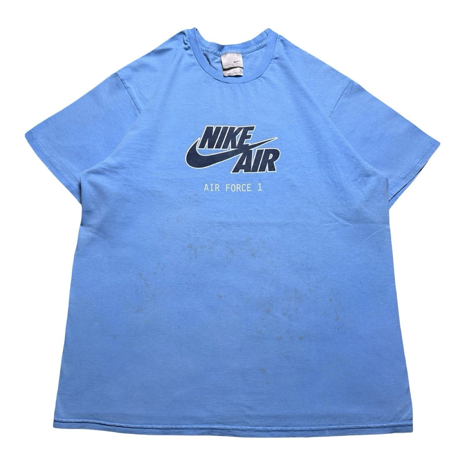 Nike VINTAGE Nike Graphic T-Shirt Air Force One Mens L Size US L / EU 52-54 / 3 - 1 Thumbnail