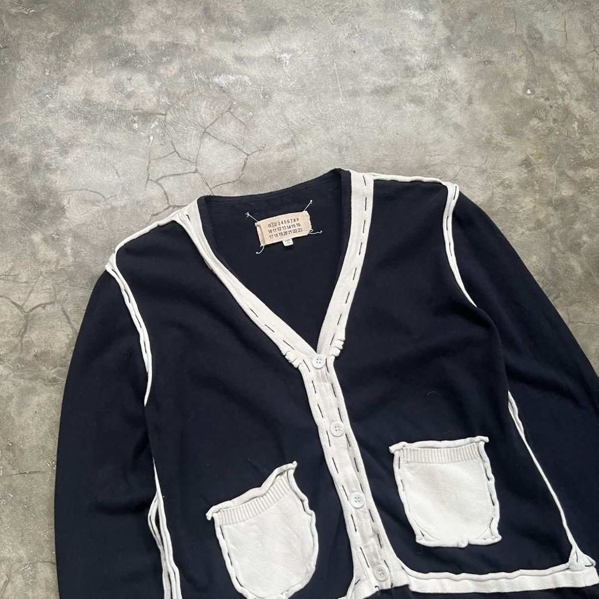 Maison Margiela Maison Margiela Cotton Wool Blend Cardigan Size M / US 6-8 / IT 42-44 - 4 Thumbnail