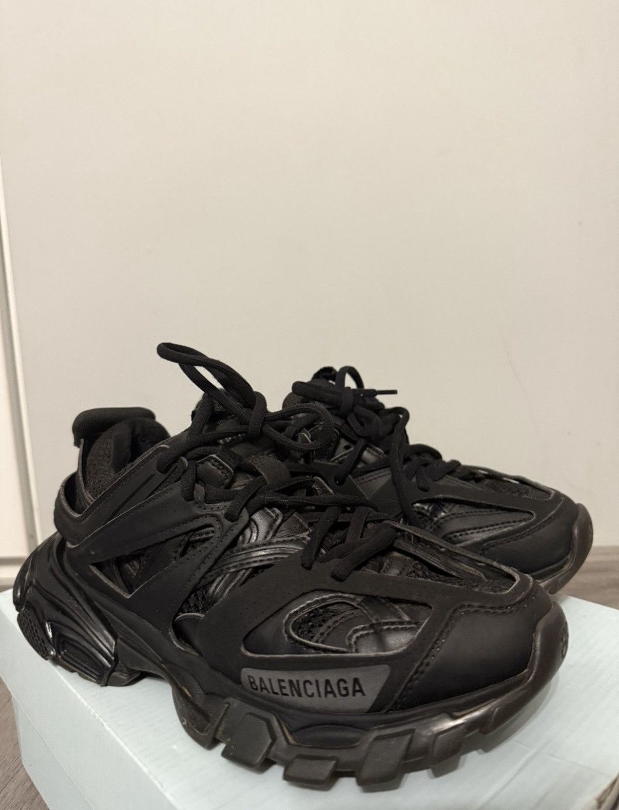 Balenciaga Balenciaga Track Black Clear Sole Sneakers Size US 6 / IT 36 - 2 Thumbnail