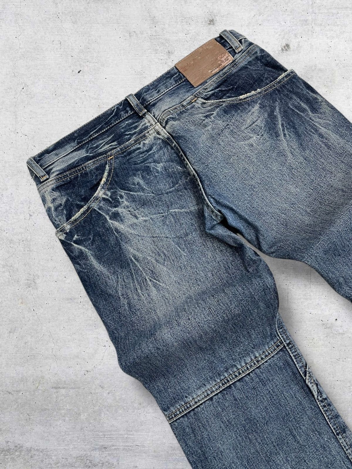 semanticdesign VINTAGE DHEART JAPAN DESIGNER 90S OG RUGGED AESTHETIC DENIM Size US 31 - 15 Thumbnail