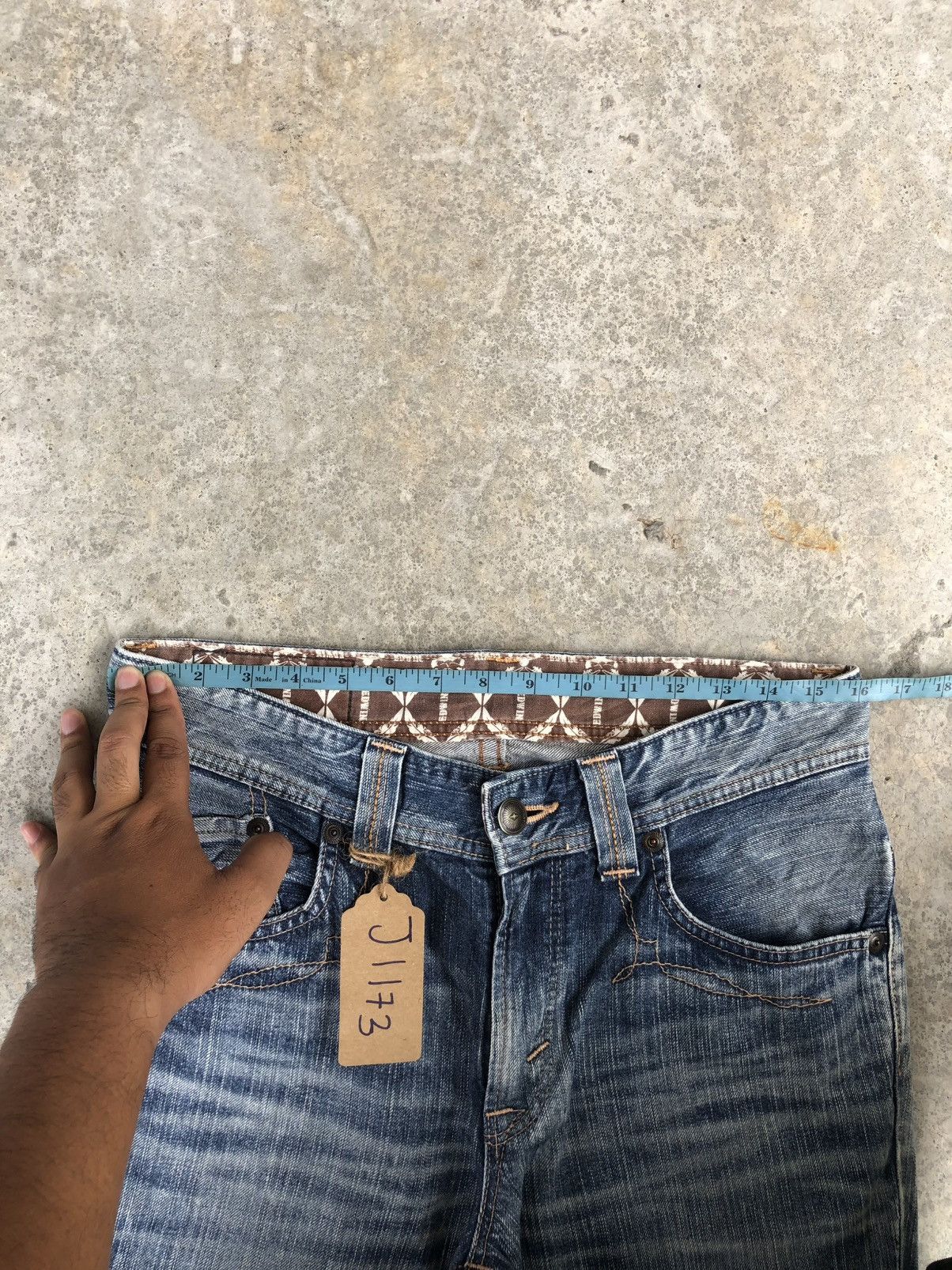 If Six Was Nine Japanese Edwin XU Flared Jeans Distressed Jeans Size US 31 - 20 Thumbnail