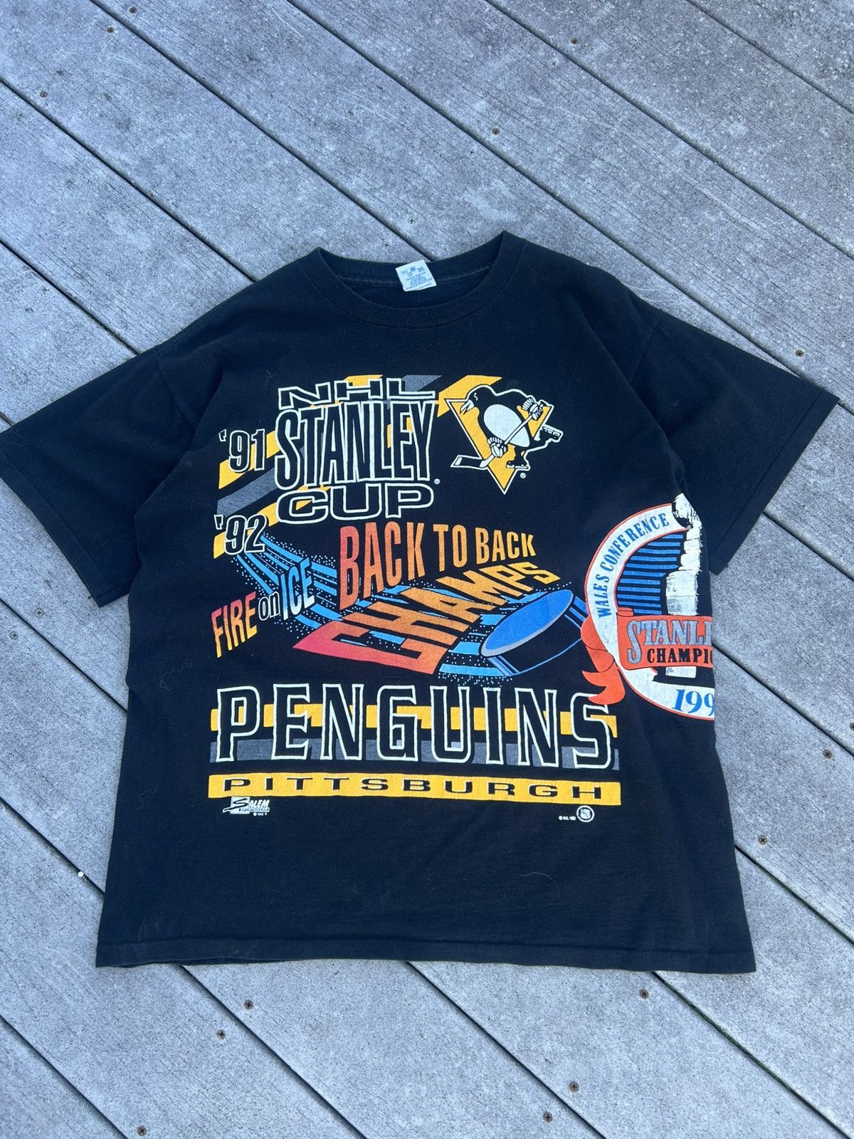 Vintage Pittsburgh penguins AOP shirt