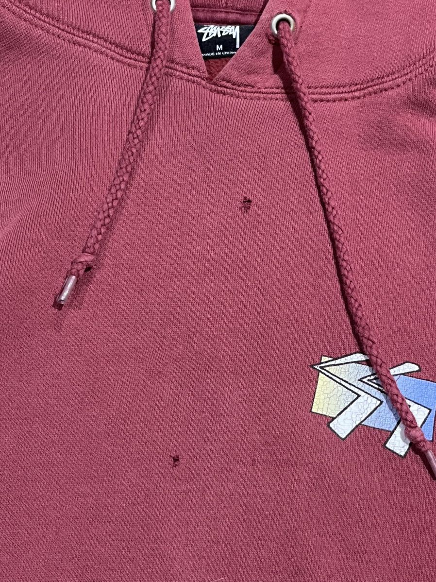 Stussy × Vintage rare Stüssy SS logo hoodie Size US M / EU 48-50 / 2 - 5 Thumbnail