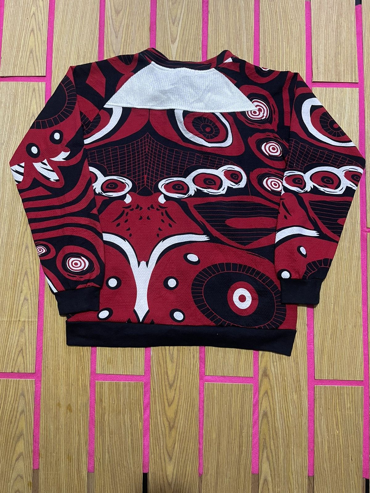If Six Was Nine Y2K sweater full ziper color full red Size US M / EU 48-50 / 2 - 1 Thumbnail