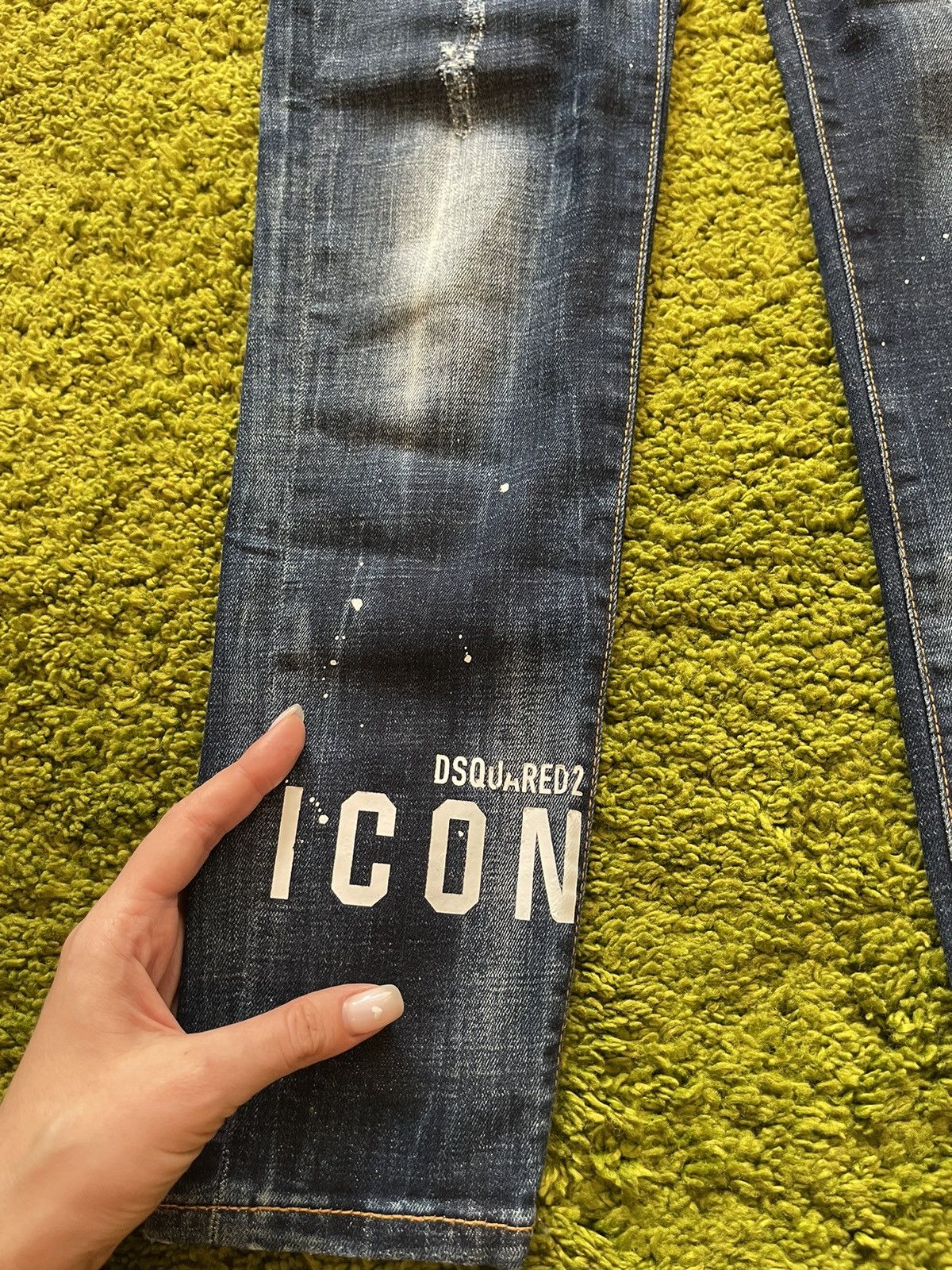 Designer × Dsquared2 Dsquared2 avant garde factory faded jeans denim Size 25" / US 0 / IT 36 - 3 Thumbnail