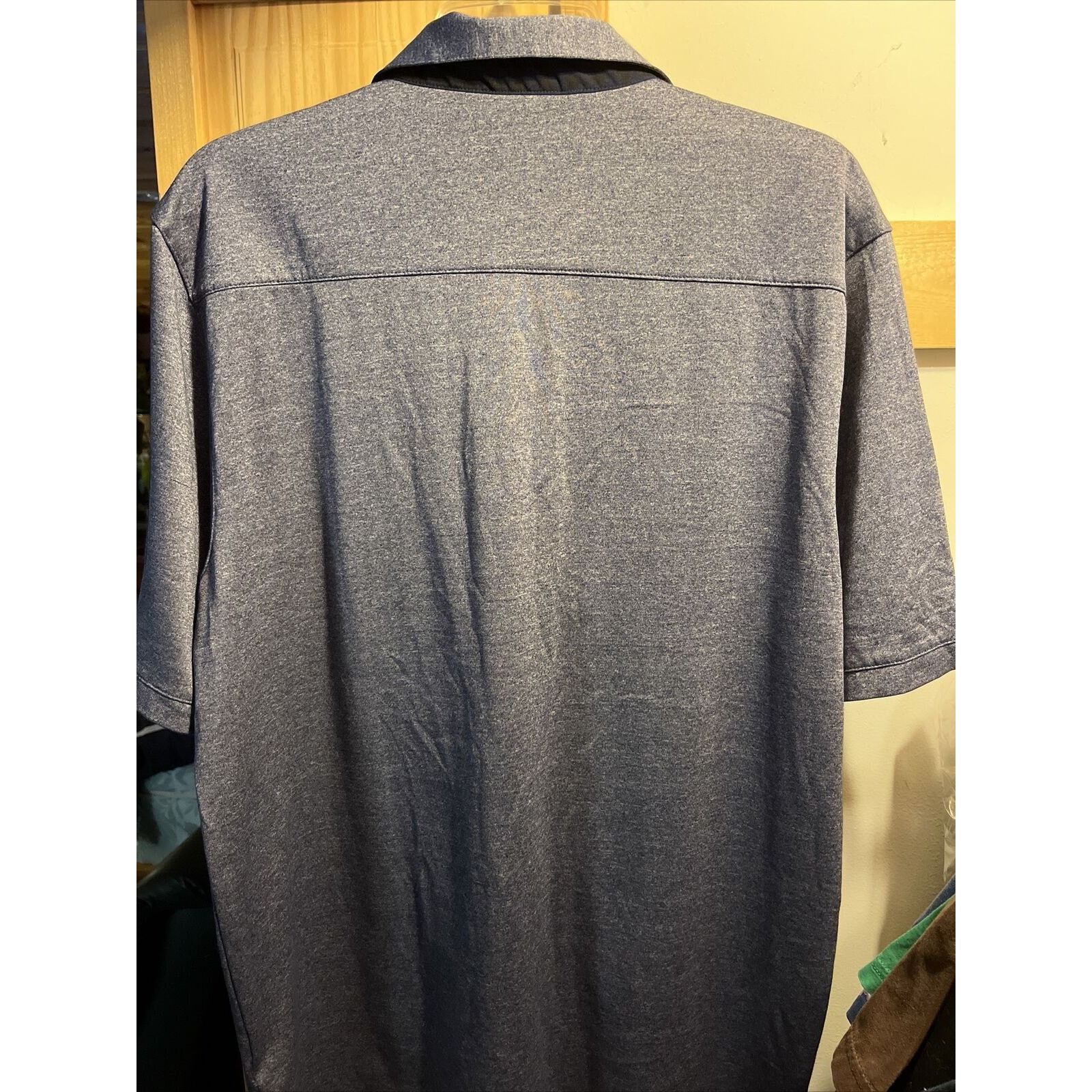 Greg Norman Greg Norman Men’s Large Gray SS Cotton Polyester Polo Shirt Size US L / EU 52-54 / 3 - 7 Thumbnail