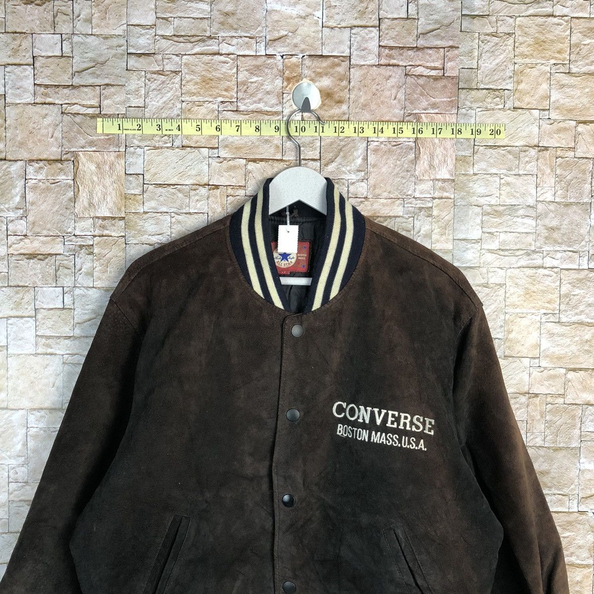 Converse DL Converse Boston Mass U.S.A Bombers varsity Jacket #A280 Size US M / EU 48-50 / 2 - 3 Thumbnail