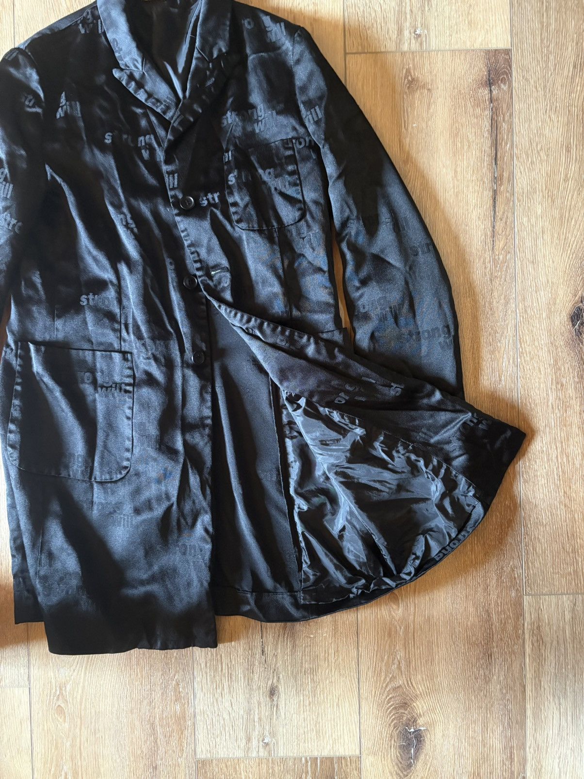 Comme des Garcons Black Comme des Garçons Blazer - Black “Strong Will” - S - New Size 38S - 5 Thumbnail
