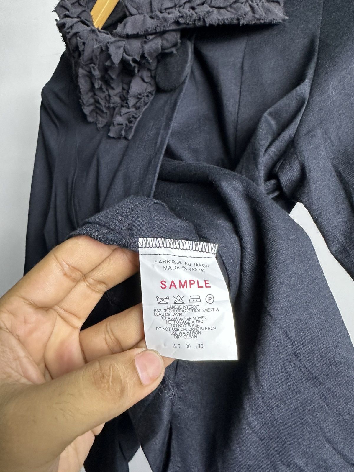 ATSURO TAYAMA × Le Grande Bleu (L.G.B.) Atsuro Tayama Sample Frill Collar button shirt Size S / US 4 / IT 40 - 4 Thumbnail