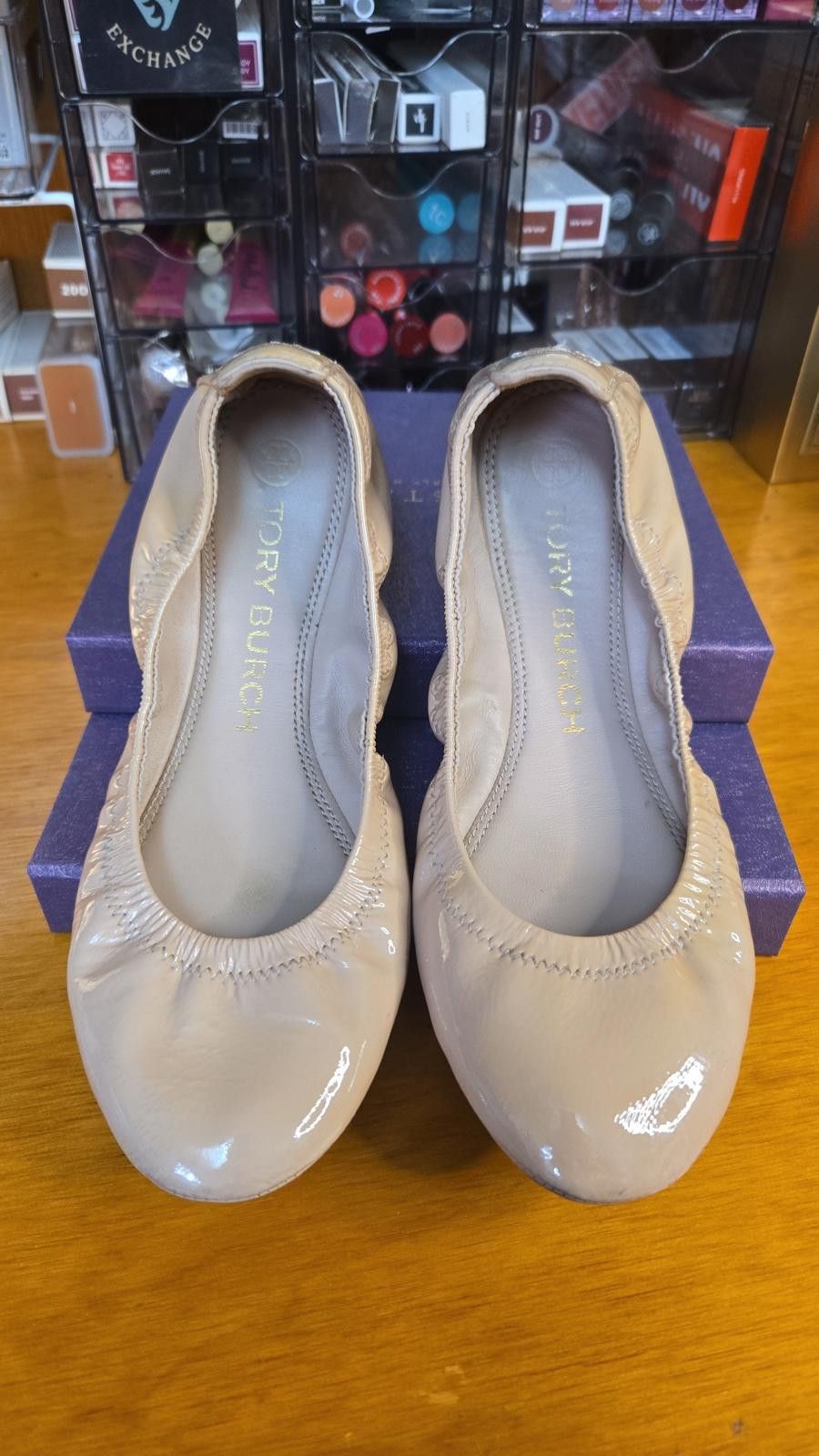 Other Tory Burch Patent Leather Ballet Flats – Beige (Size 6.5) Size US 6.5 / IT 36.5 - 1 Thumbnail