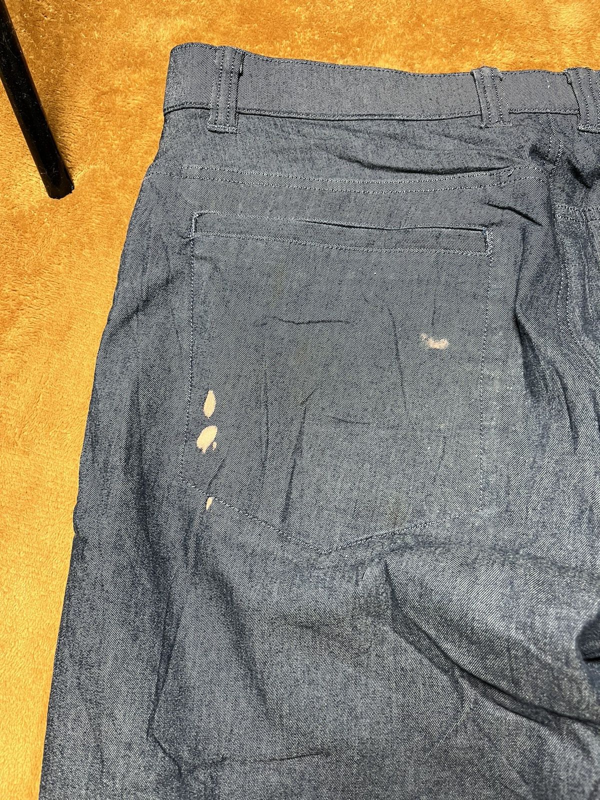 Comme Le Vent Homme Denim Strech Straight Cut Pants