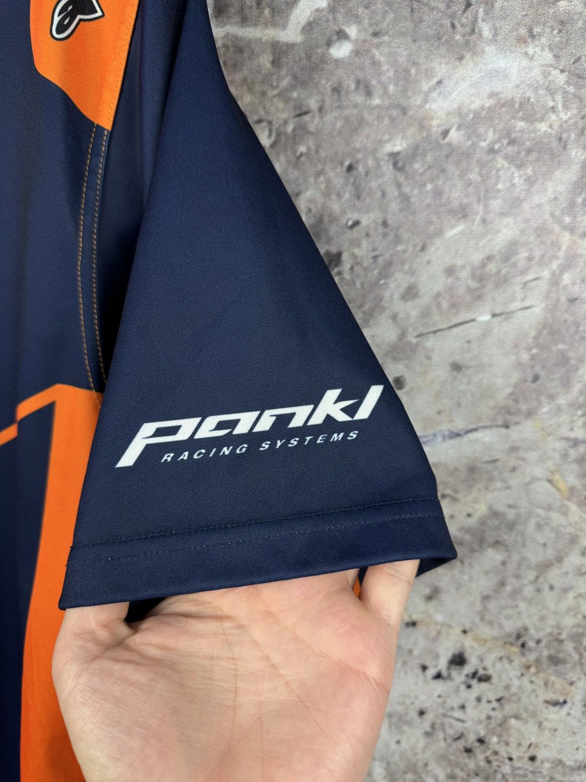 Red Bull Red Bull KTM Racing Team Polo Shirt Navy Orange Motorex WP Size US L / EU 52-54 / 3 - 9 Thumbnail