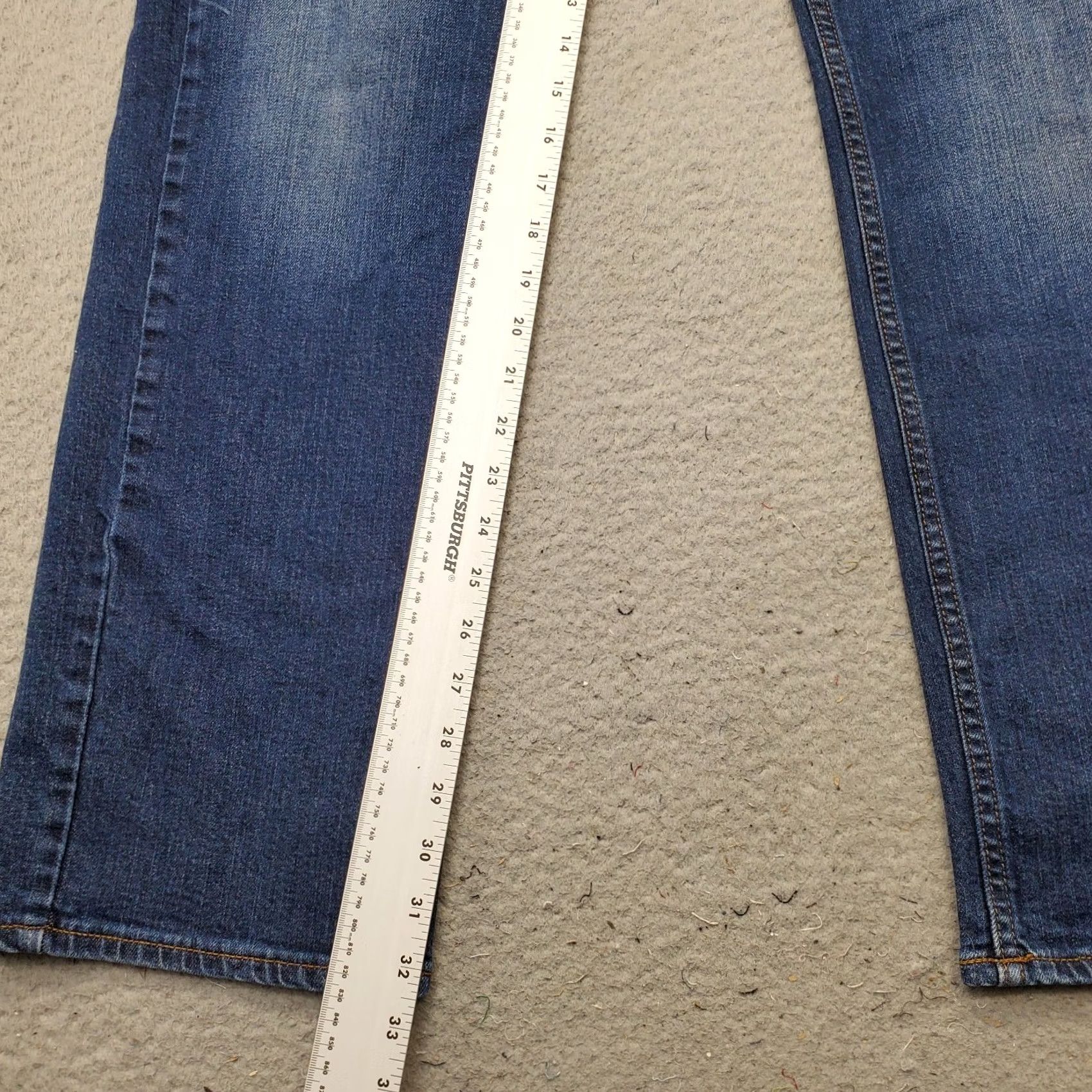 Old Navy Old Navy Jeans Womens 36x34 Straight Denim Blue 5-Pocket Regular Fit XS? Size 25" / US 0 / IT 36 - 4 Thumbnail
