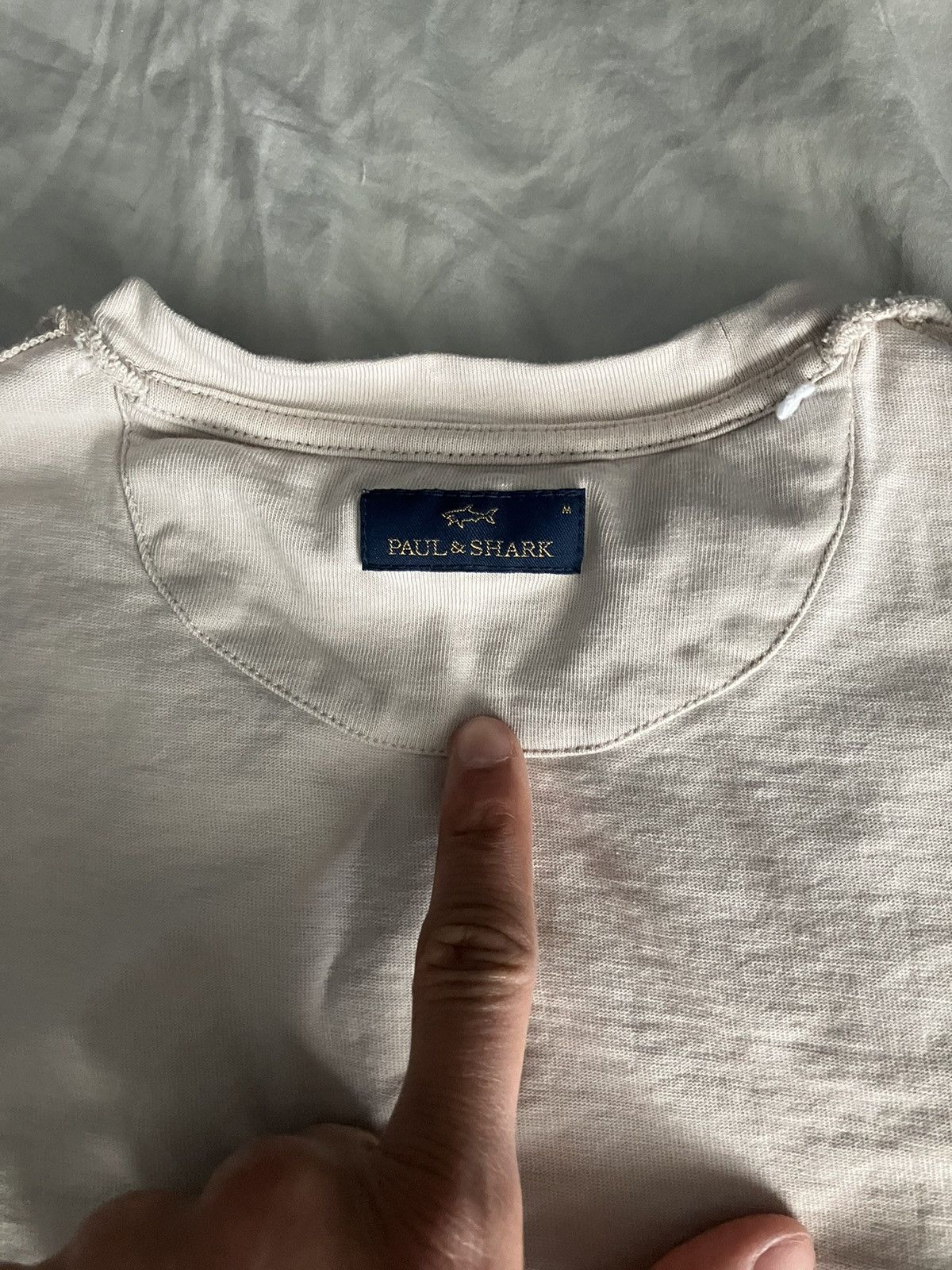 Paul & Shark Beige Cotton T-Shirt Size US M / EU 48-50 / 2 - 6 Thumbnail