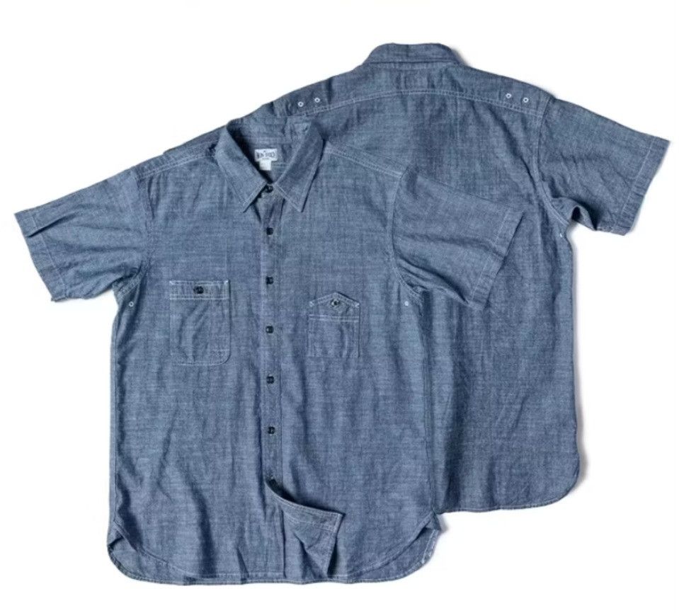 PPFM Amekaji type 1942 w.p.b Chambray shirt Size US M / EU 48-50 / 2 - 4 Thumbnail