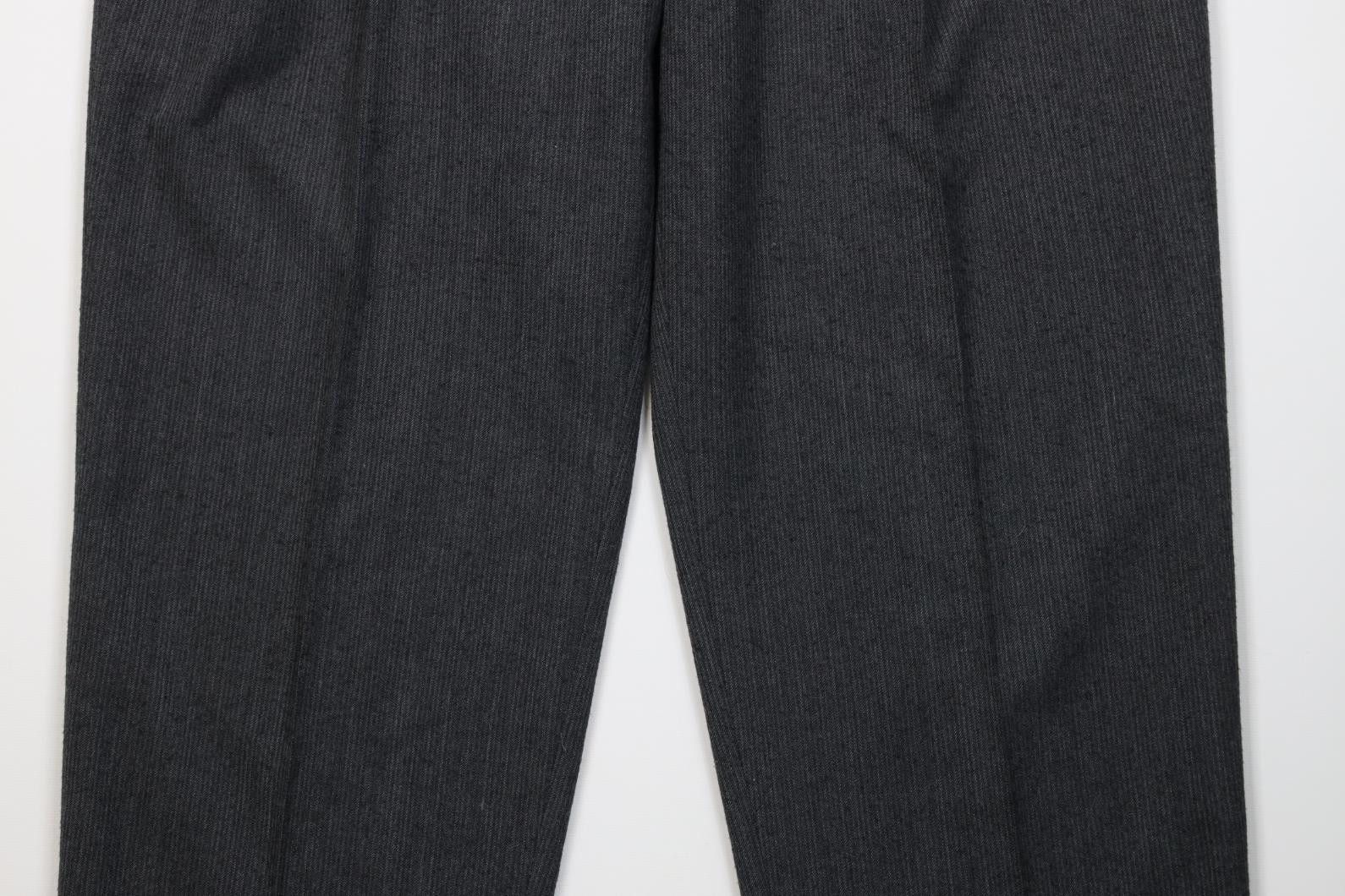 Vintage Vintage 90s Streetwear Striped Wide Leg Chino Pants Gray Size US 34 / EU 50 - 3 Thumbnail
