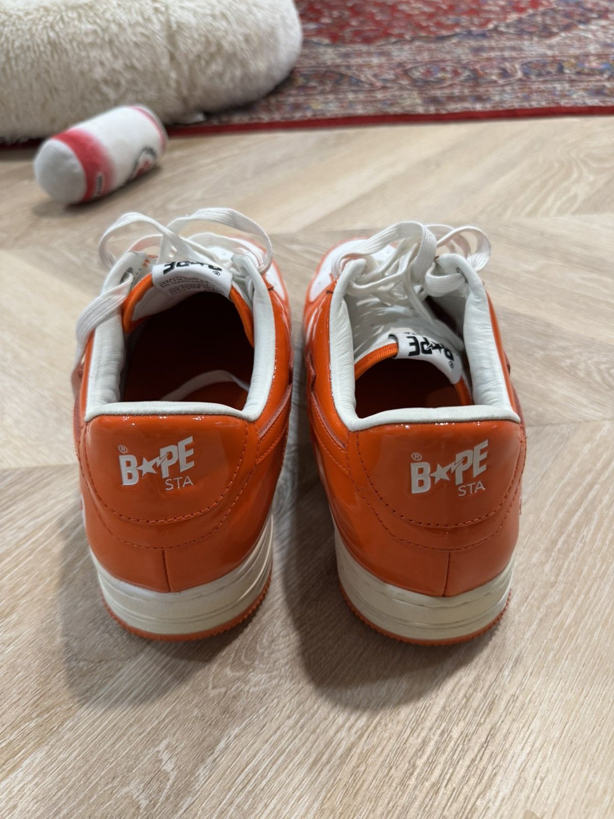 Bape Bapestas Orange Size US 13 / EU 46 - 4 Thumbnail