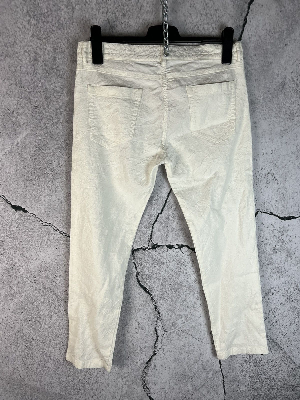 Ann Demeulemeester Ann Demeulemeester white Linen Pants Size 40 Size 30" / US 8 / IT 44 - 2 Thumbnail