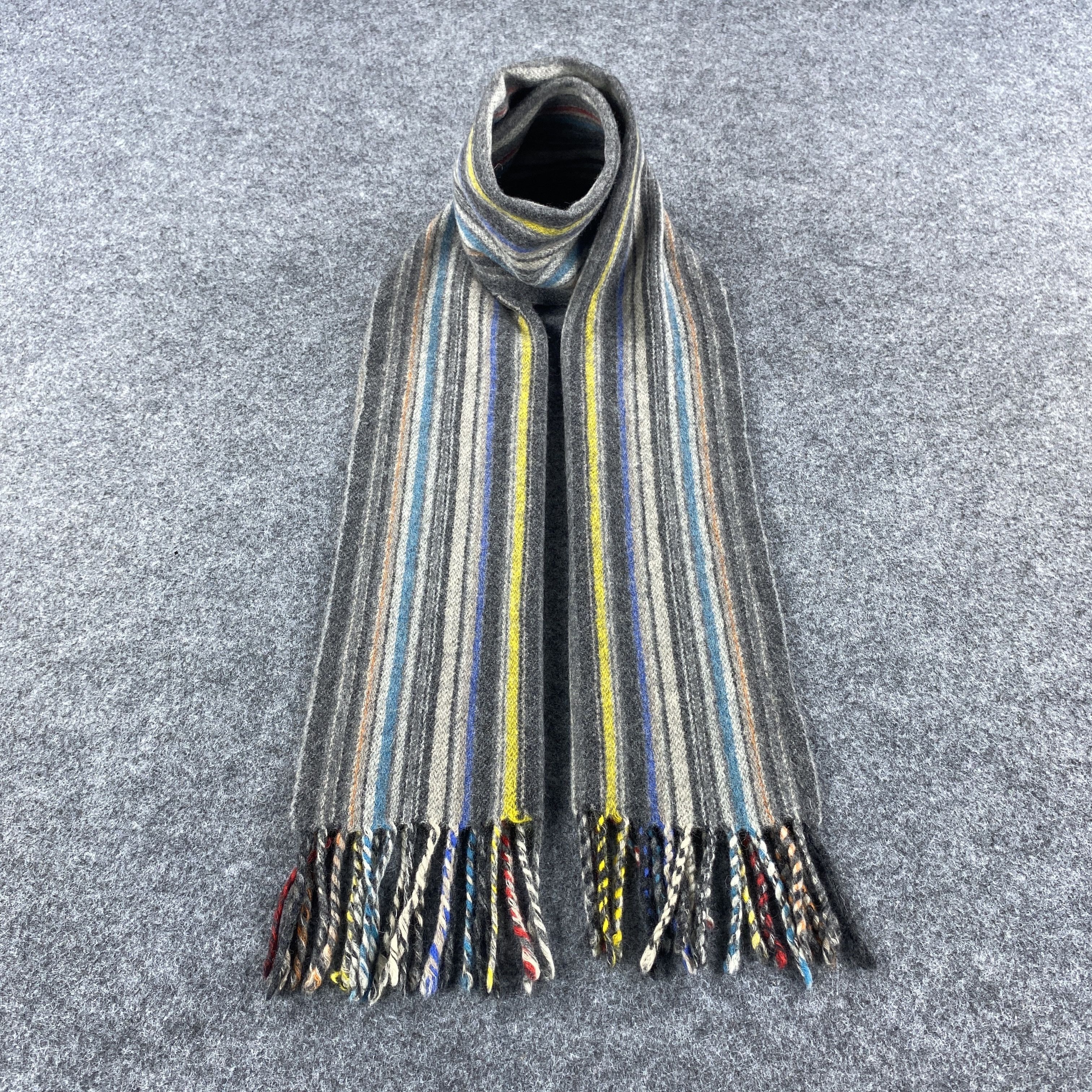 Paul Smith × Vintage Paul Smith Scarf # Muffler # Neckwear # D531 Size ONE SIZE - 1 Thumbnail
