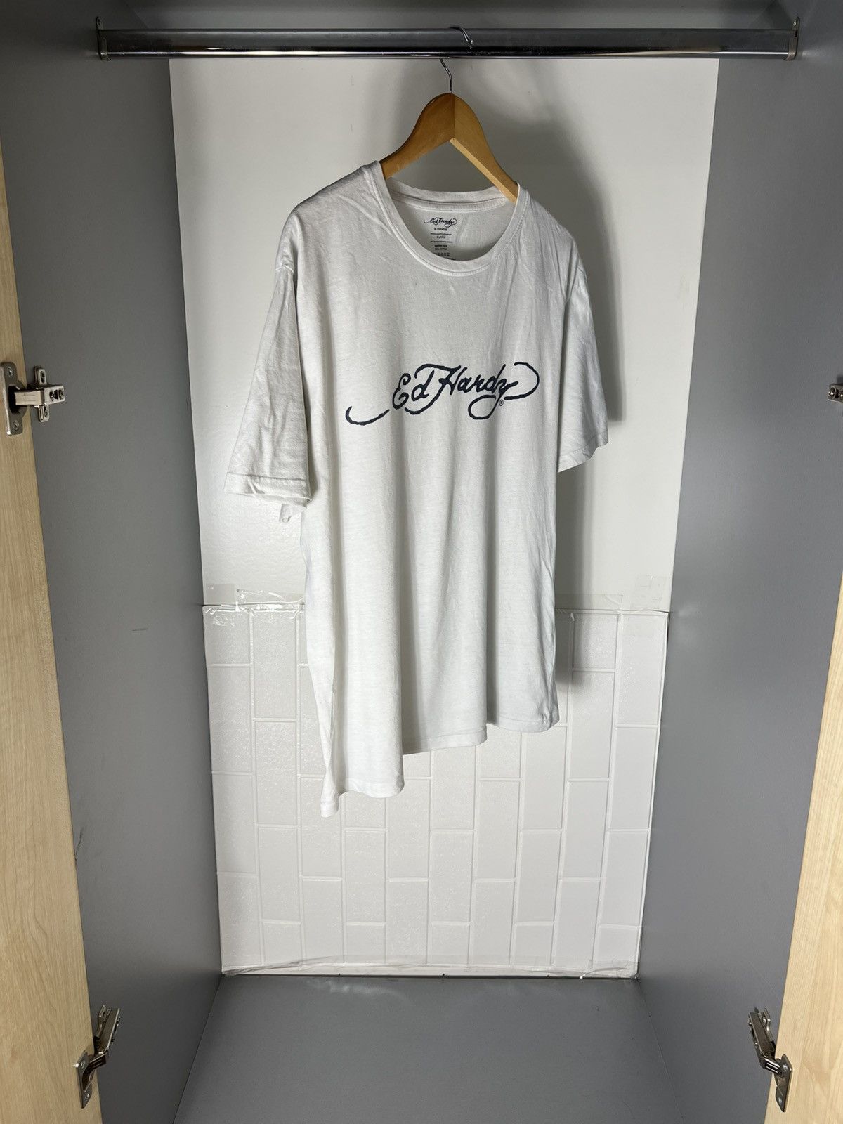 Ed Hardy VINTAGE ED HARDY BY CHRISTIAN AUDIGIER DESIGNER Y2K 90s SK8 Size US XL / EU 56 / 4 - 4 Thumbnail