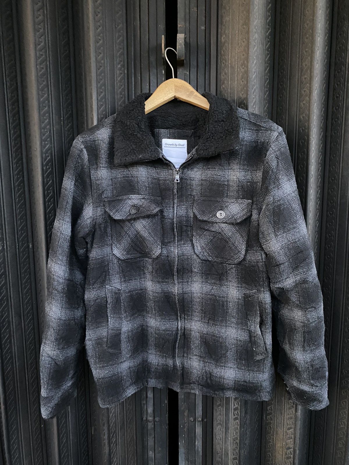 Japanese Brand Growth by grail faux fur veterano wool jacket Size US M / EU 48-50 / 2 - 1 Thumbnail