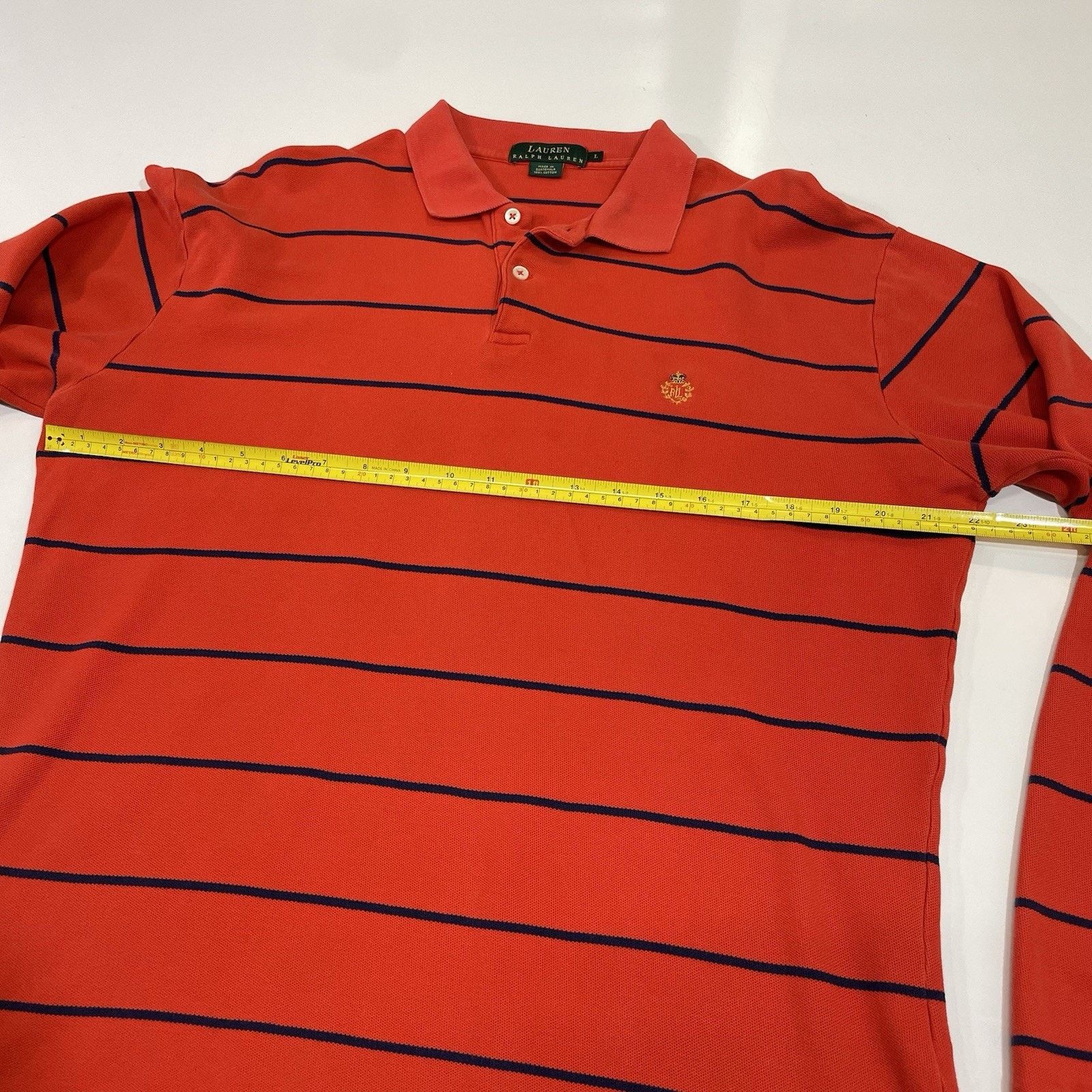 Ralph Lauren 1990’s VTG Polo Ralph Lauren Rugby Style Striped Polo Shirt Size US L / EU 52-54 / 3 - 5 Thumbnail