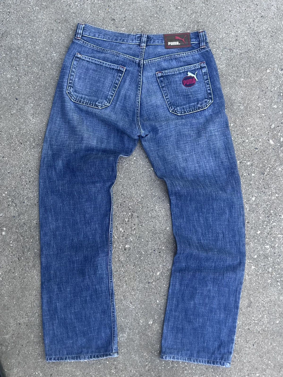 Puma Rare Vintage Puma Jeans Size US 31 - 1 Thumbnail