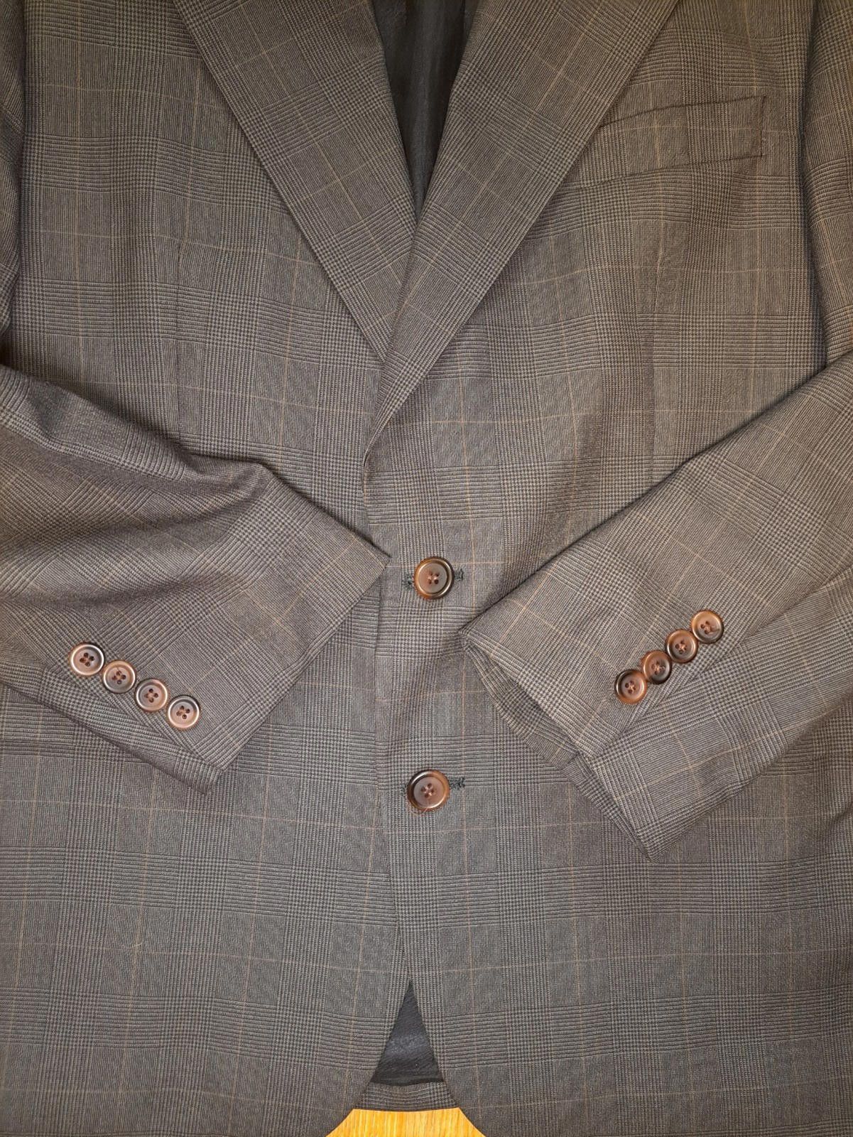 Polo Ralph Lauren VINTAGE GLEN PLAID Ralph Lauren Sport Coat 40S Gray Wool Size 40S - 5 Thumbnail