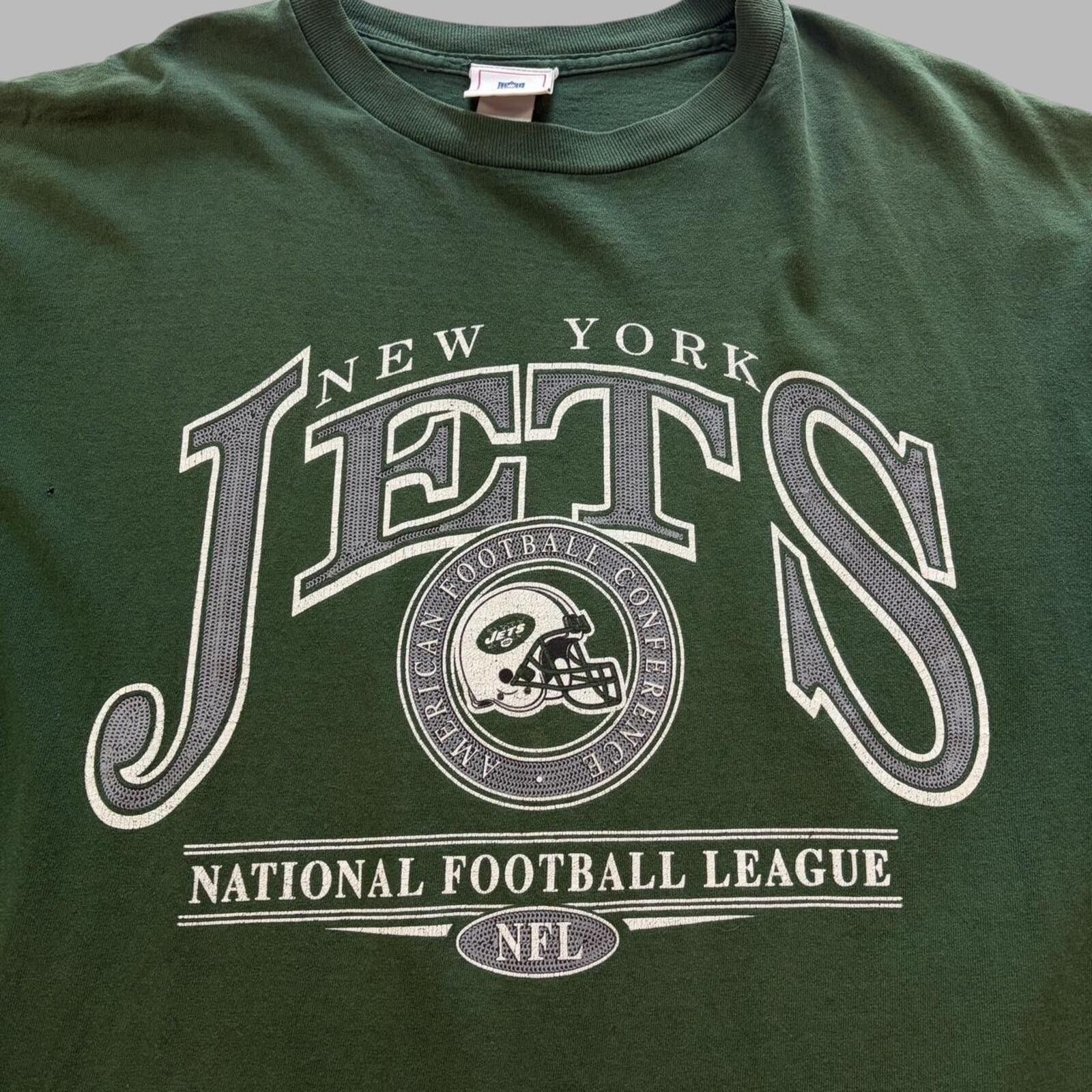 NFL 90s New York Jets NFL Tee Size US XL / EU 56 / 4 - 2 Thumbnail