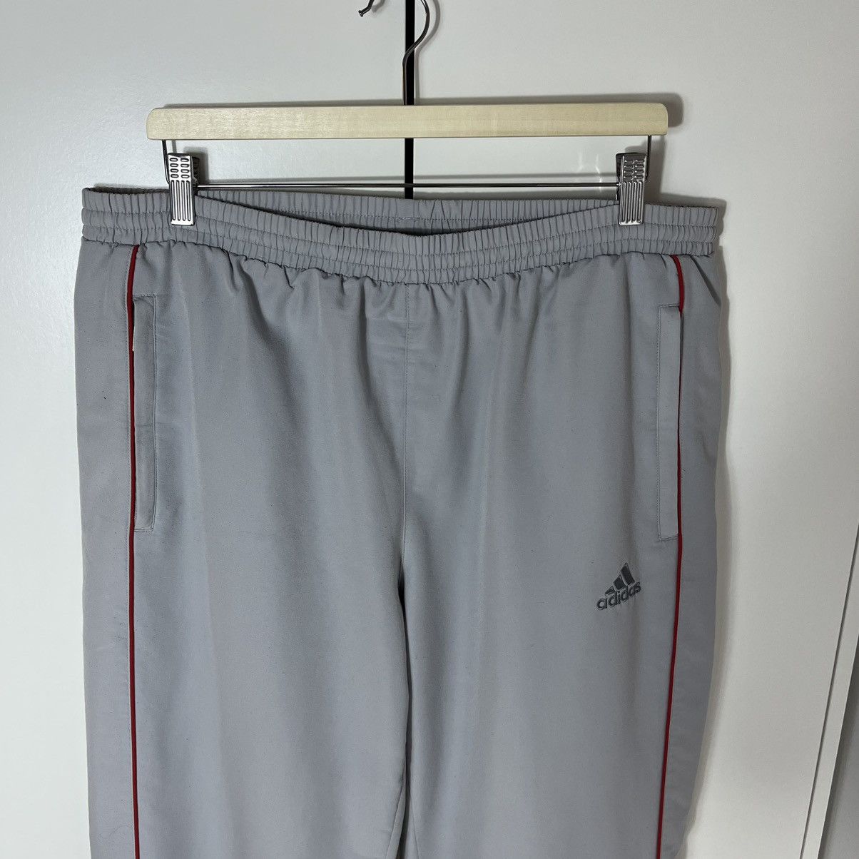 Adidas Vintage Adidas Grey Tracksuit Streetwear Y2K Sport Size 44L - 11 Thumbnail