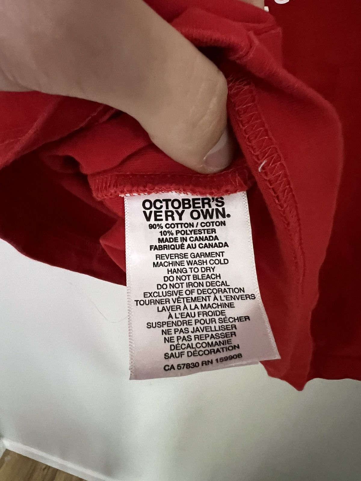 October's Very Own OVO Christmas OWL Logo Red T-Shirt October’s Very Own Size US M / EU 48-50 / 2 - 4 Thumbnail
