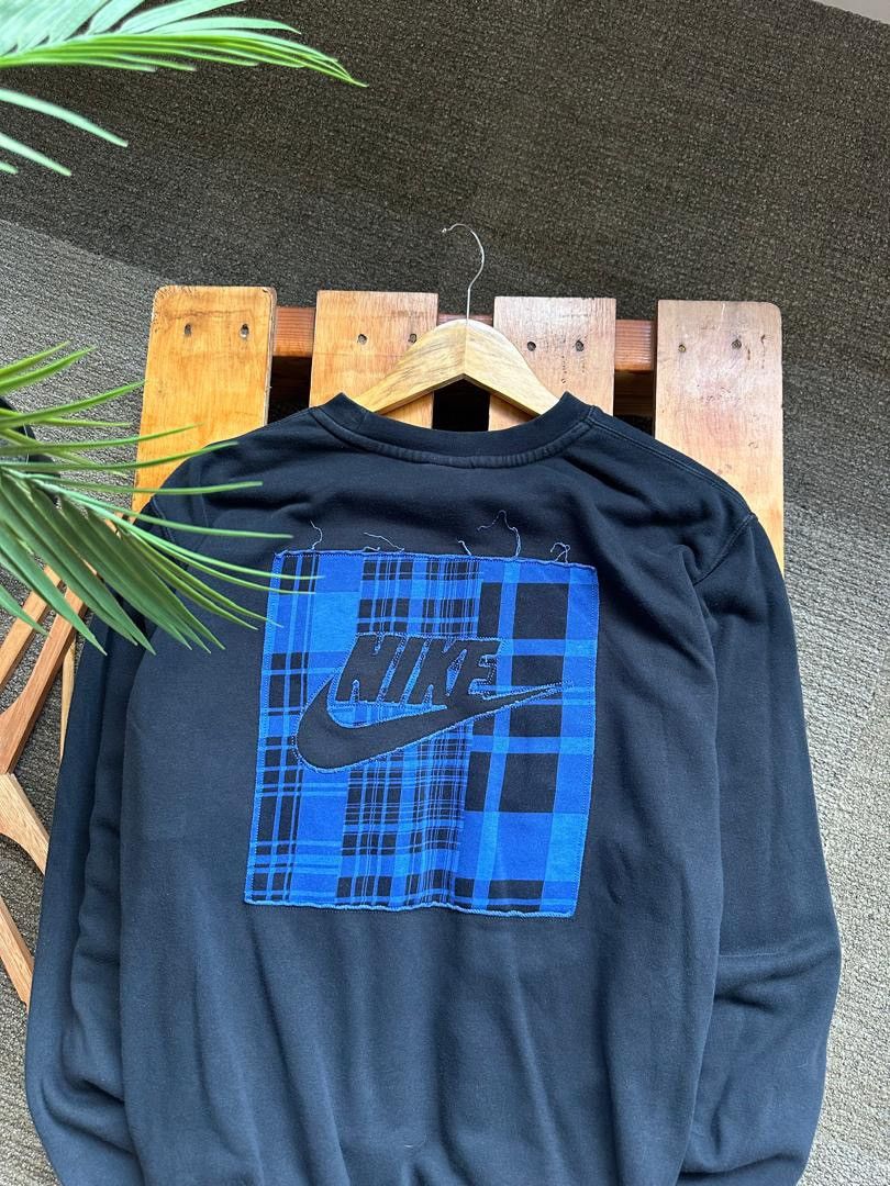 NIKE CHECKERED PATCHES BOX LOGO HOODIE