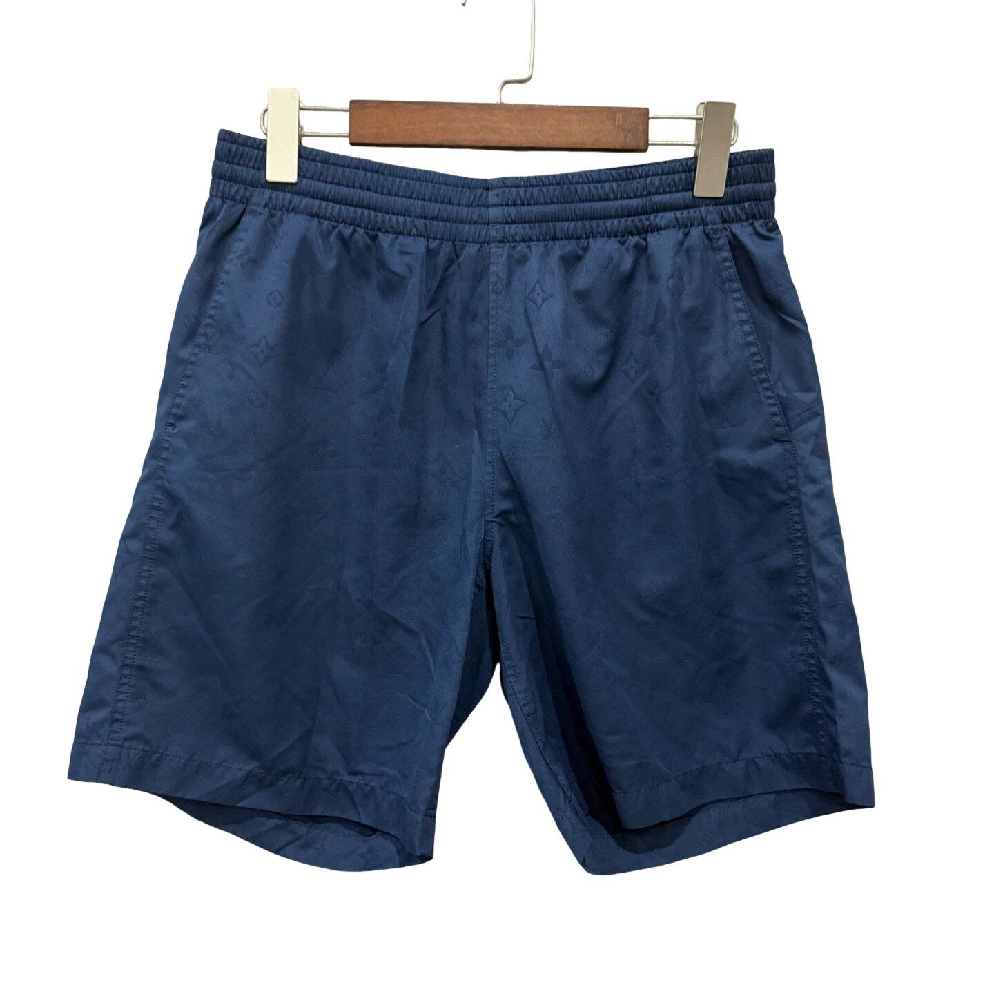 Louis Vuitton Louis Vuitton Monogram Navy Swim Shorts M Size US 32 / EU 48 - 1 Thumbnail