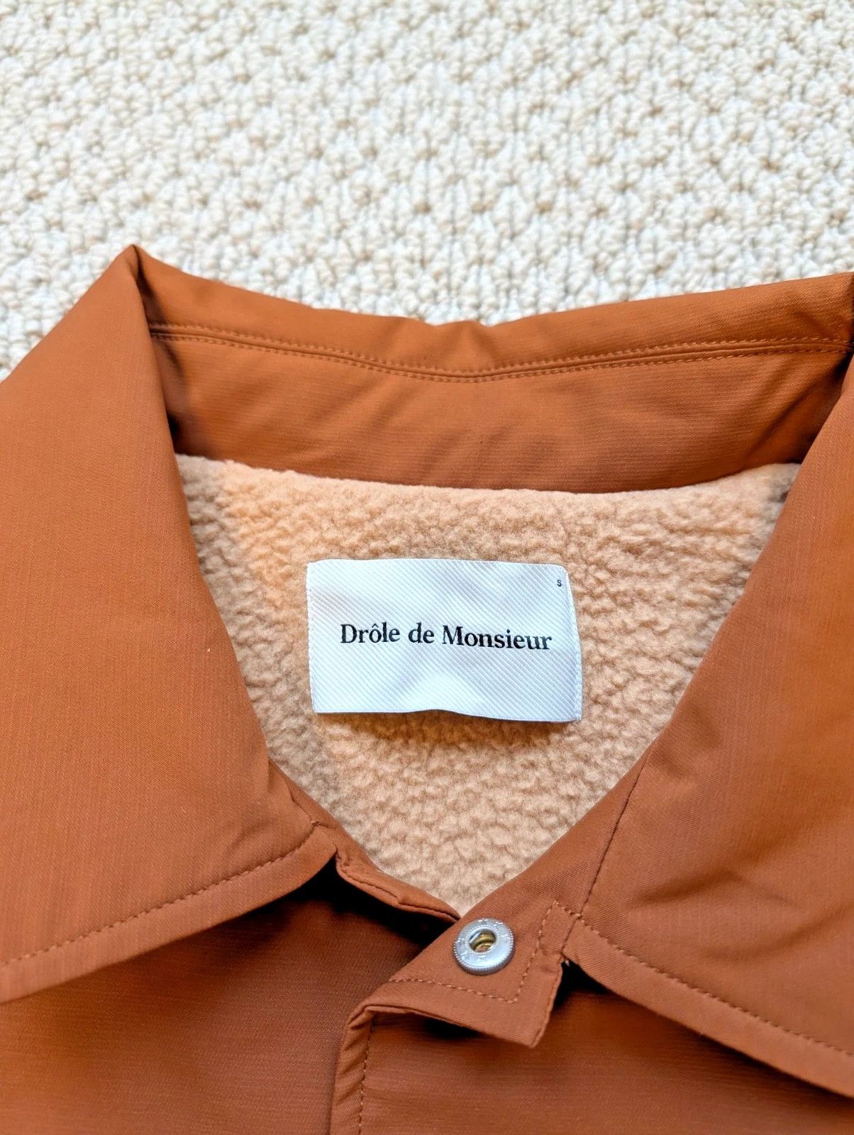 Drole De Monsieur La Veste Polaire NFPM Sherpa Jacket - Small - Paris Size US S / EU 44-46 / 1 - 6 Thumbnail