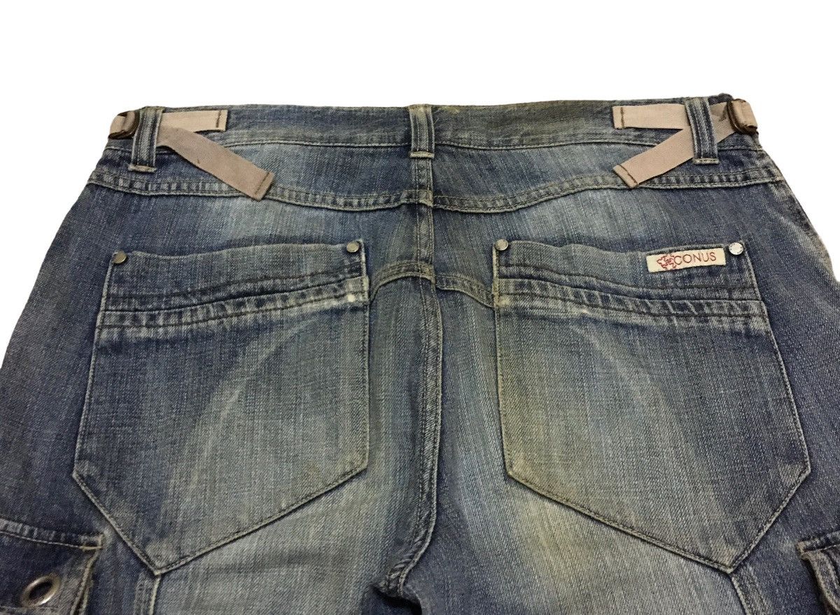 14th Addiction Rare Design Vintage Conus Avant Garde Tactical Jeans 1990s Size US 34 / EU 50 - 4 Thumbnail