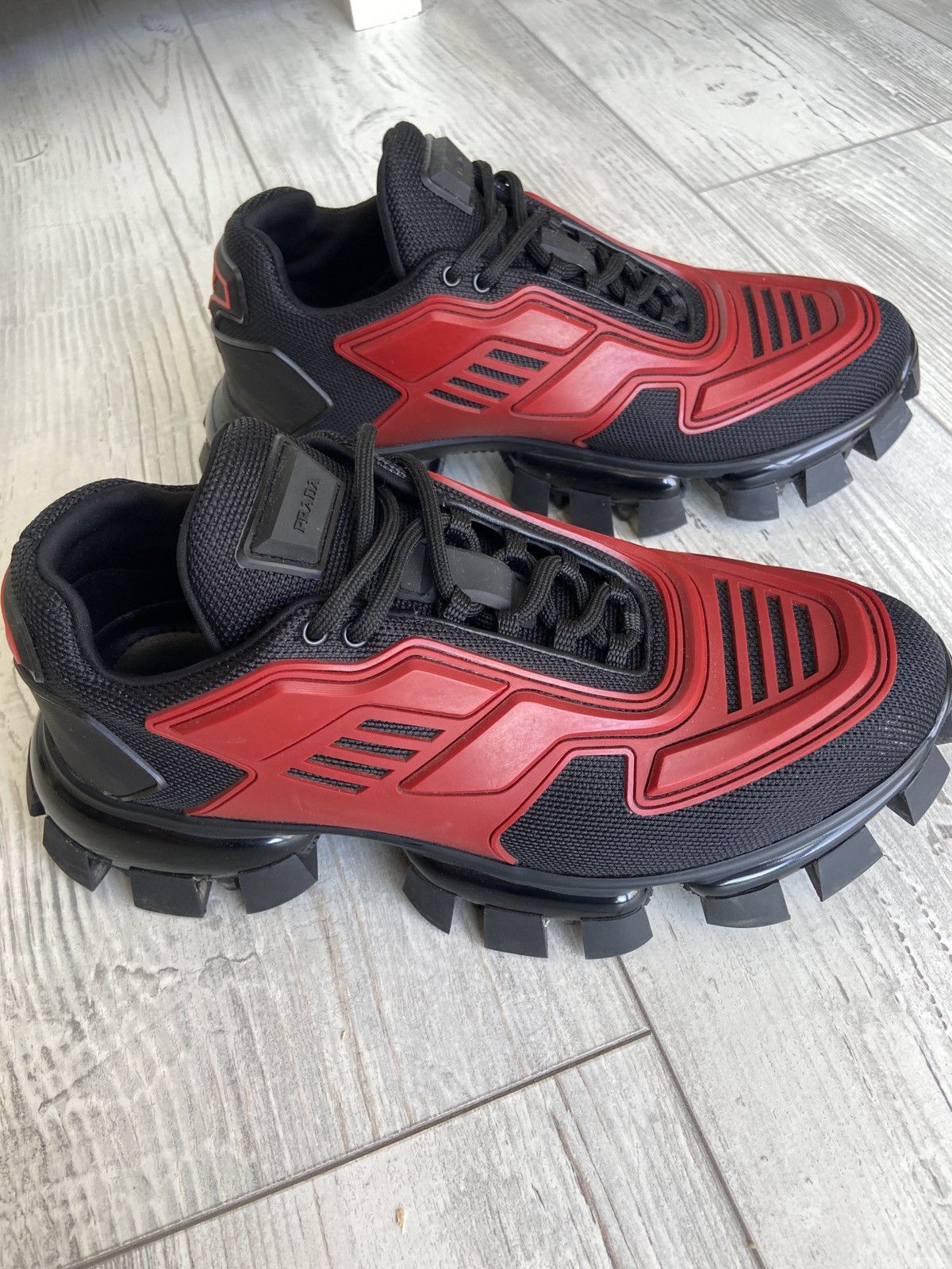 Prada Prada Cloudbust Thunder Knit Sneaker 'Scarlet' Size US 10 / EU 43 - 5 Thumbnail
