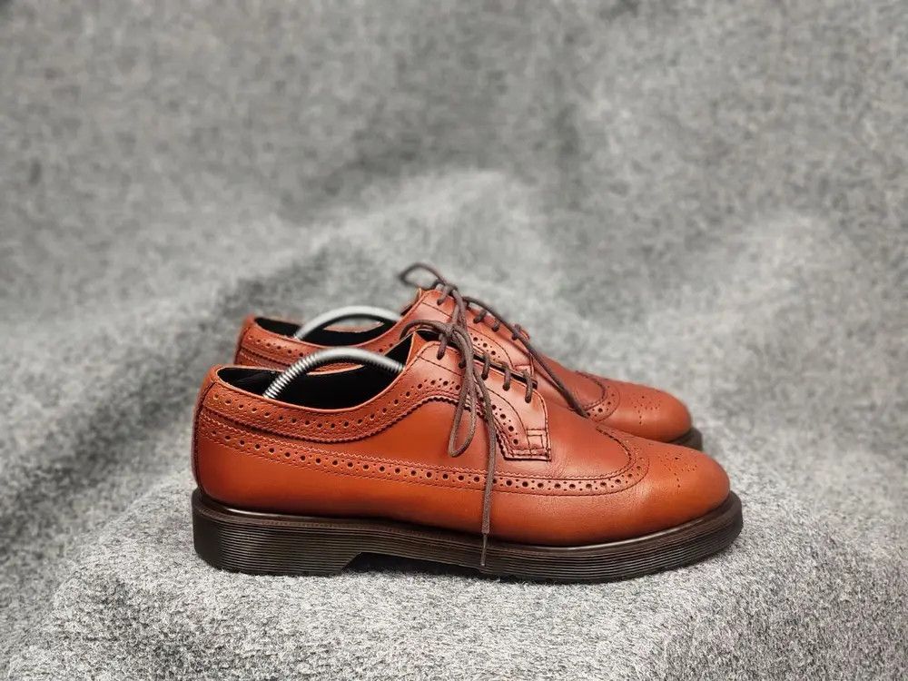 Dr Martens Dr. Martens 3989 Brogue Casual Shoe Brown Leather Shoes, Men's (Size 12)