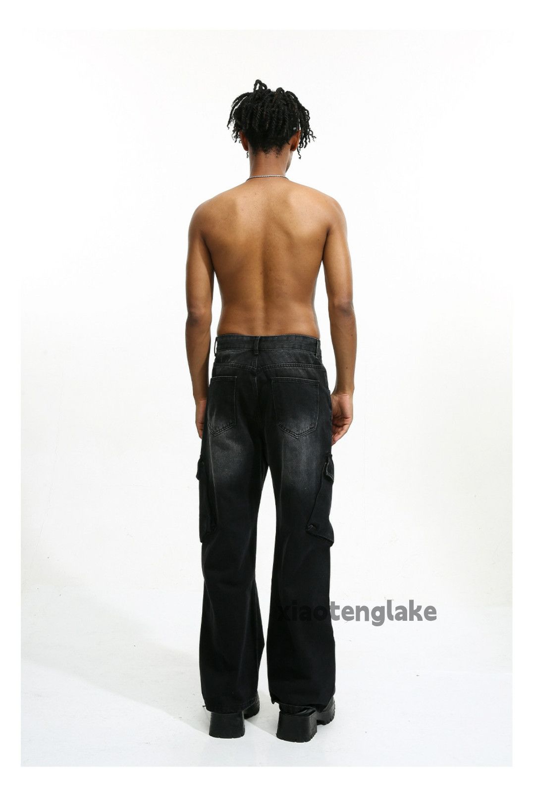 Jean × Vintage washed faded zipper utility military baggy cargo jeans Size US 30 / EU 46 - 9 Thumbnail