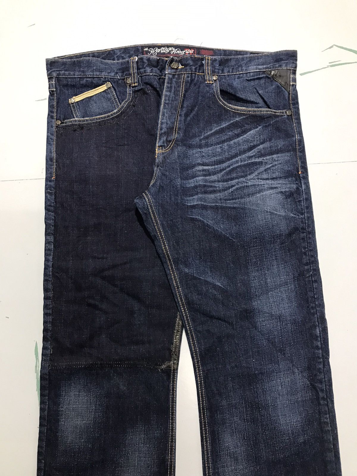 JNCO Vintage heritage america embroidered denim Size US 42 / EU 58 - 5 Thumbnail