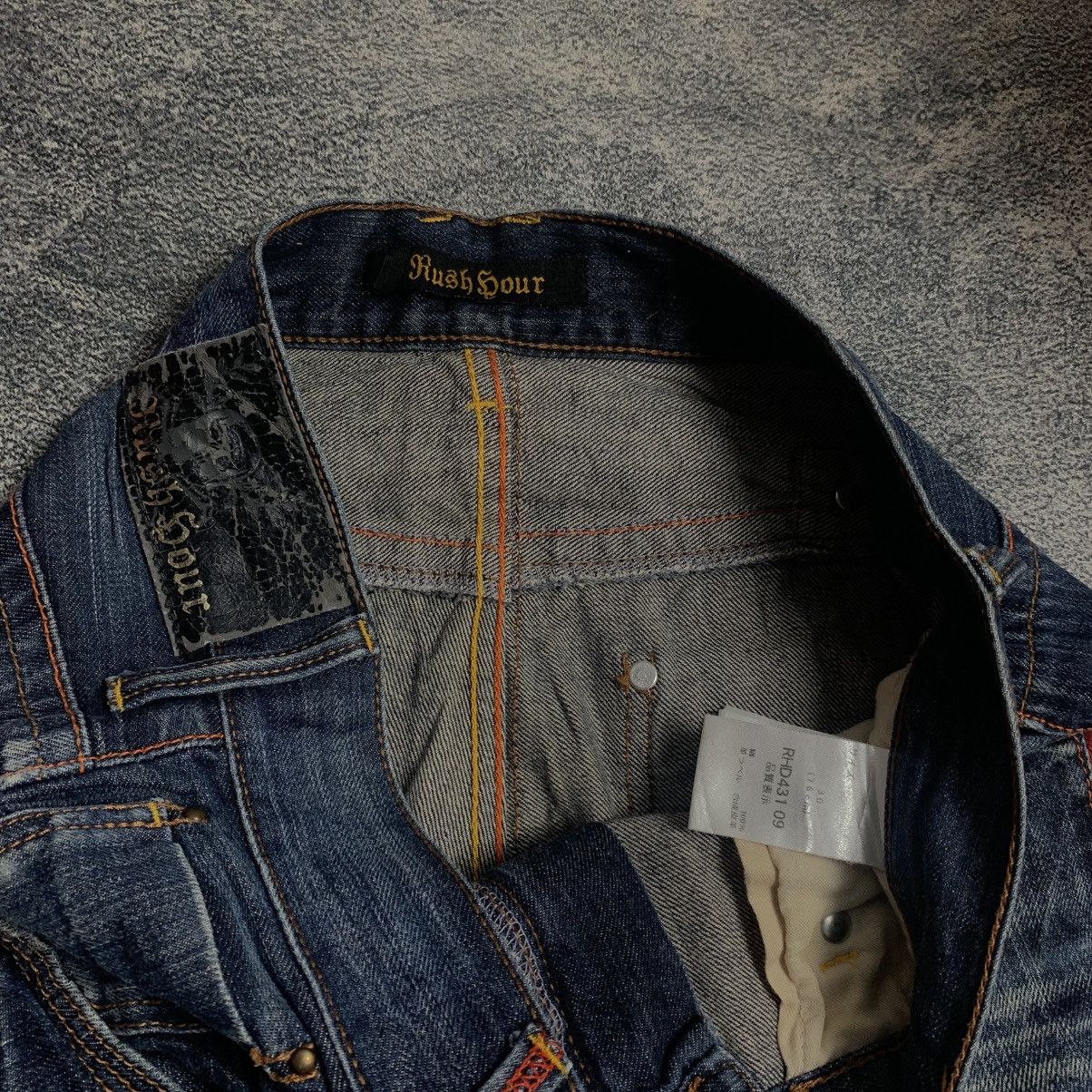 Japanese Brand Rush Hour Fadded jeans Size US 32 / EU 48 - 6 Thumbnail
