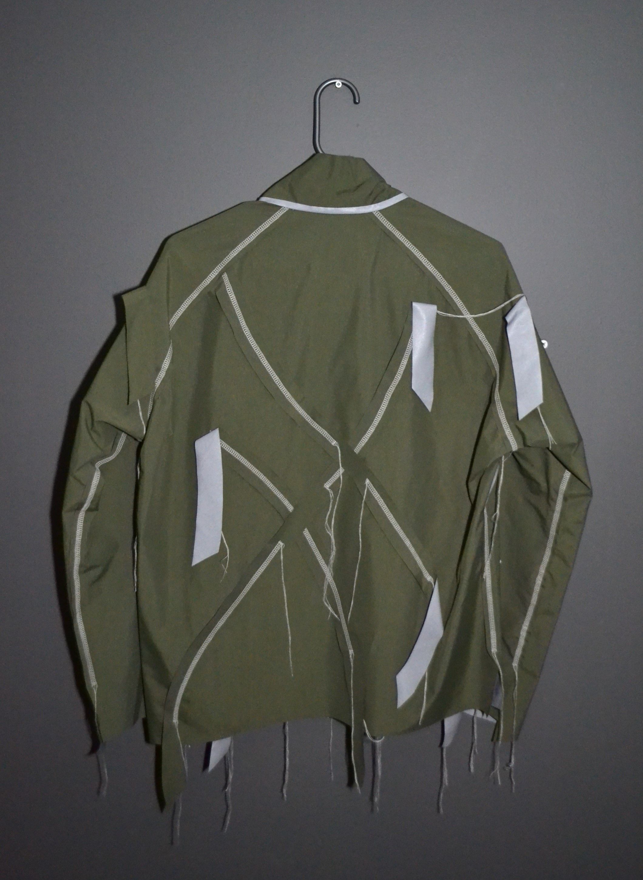 Sulvam Sulvam Distressed Layered Jacket Cutting Short Blouson L Size US L / EU 52-54 / 3 - 3 Thumbnail